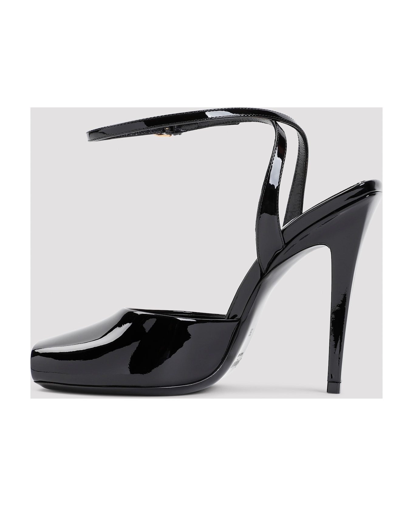 Saint Laurent La Scandale 110 Sandals - Nero