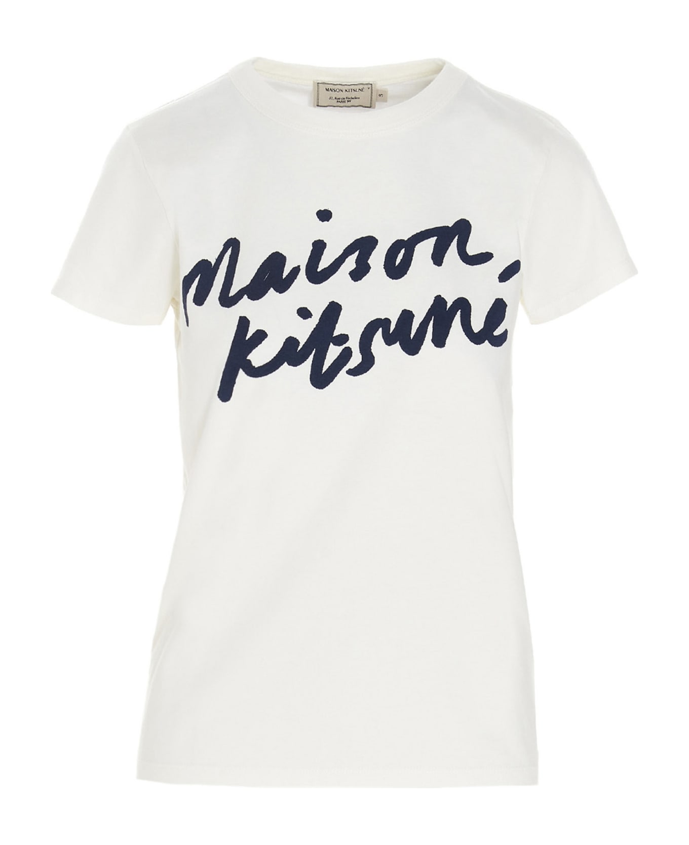 Maison Kitsuné 'handwriting' T-shirt - White