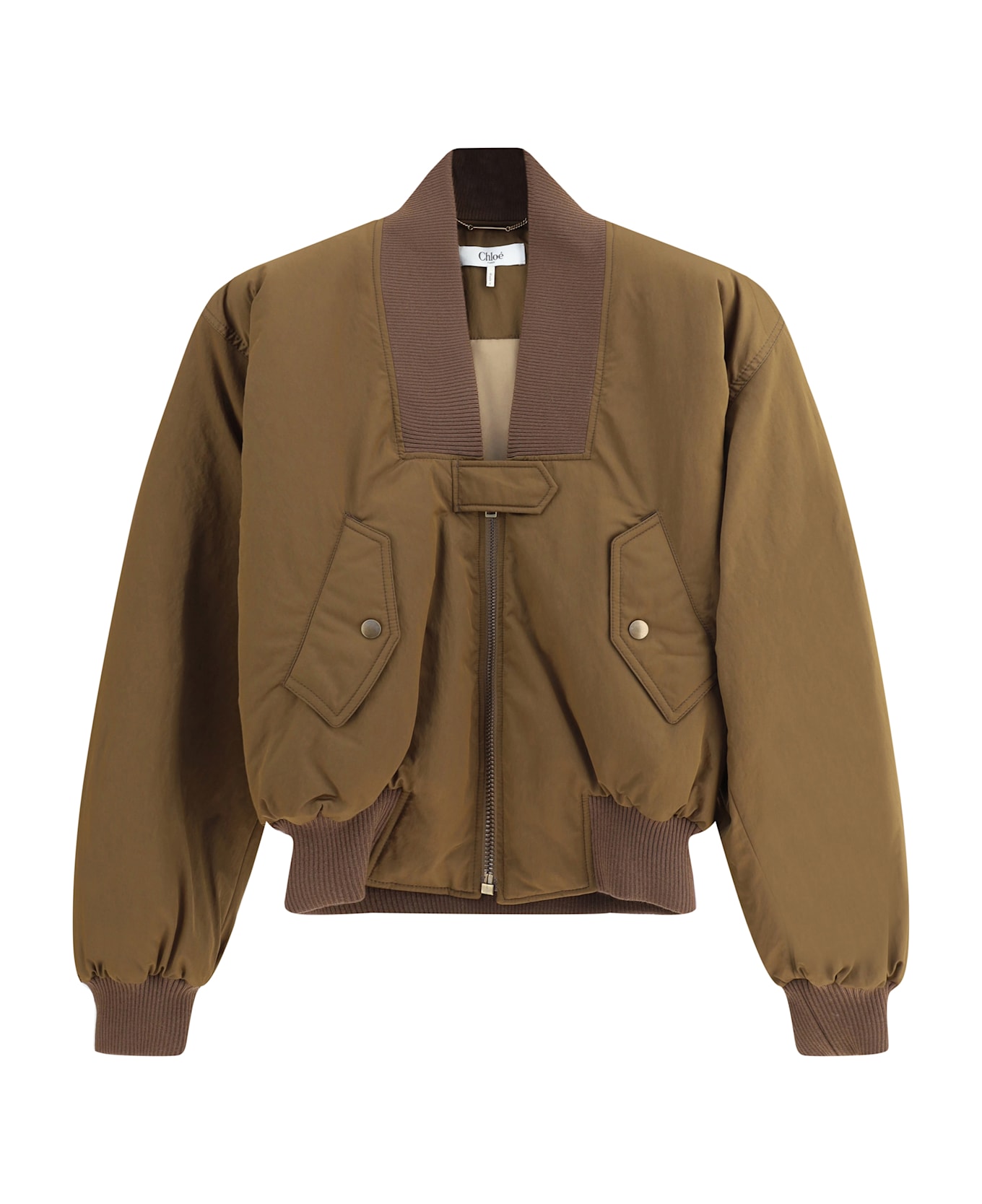 Chloé Nylon Bomber Jacket
