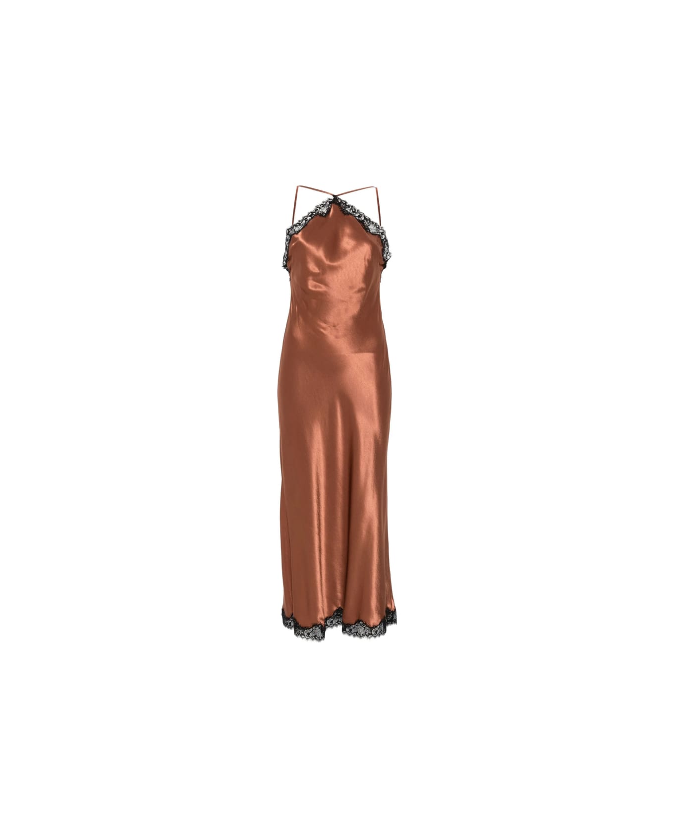 RIXO Dress - BROWN