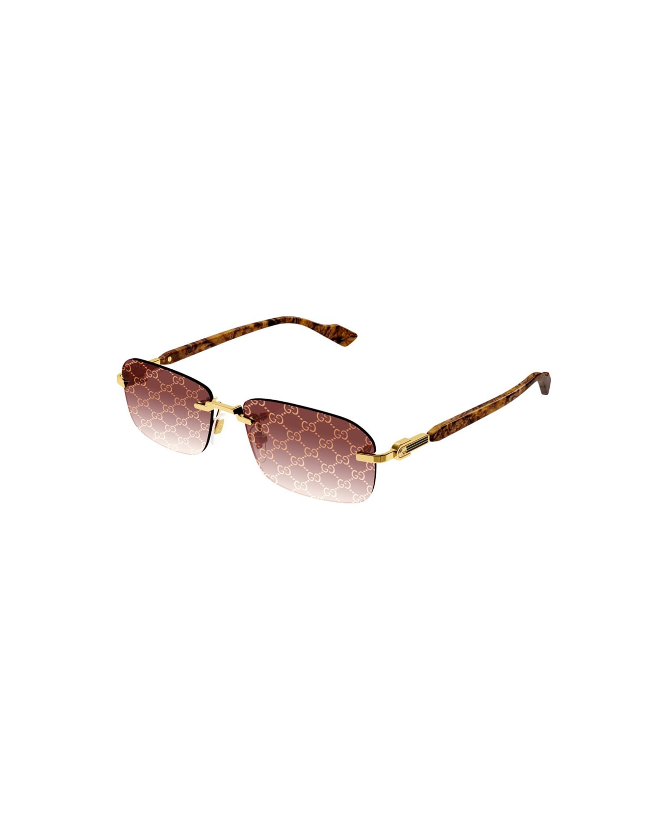 Gucci Eyewear GG1221S Sunglasses - Gold Yellow Red