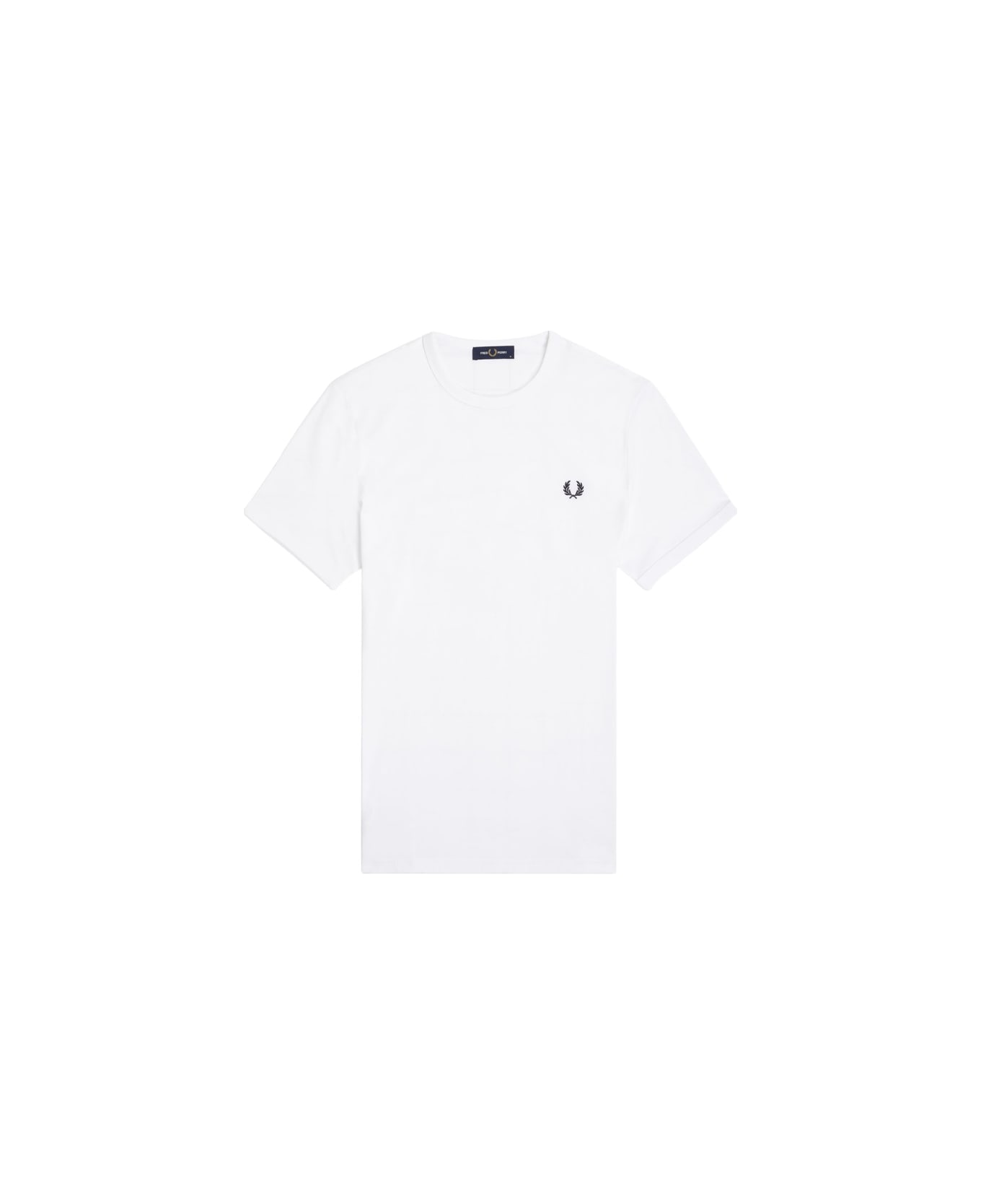 Fred Perry T-shirt With Logo - WHITE