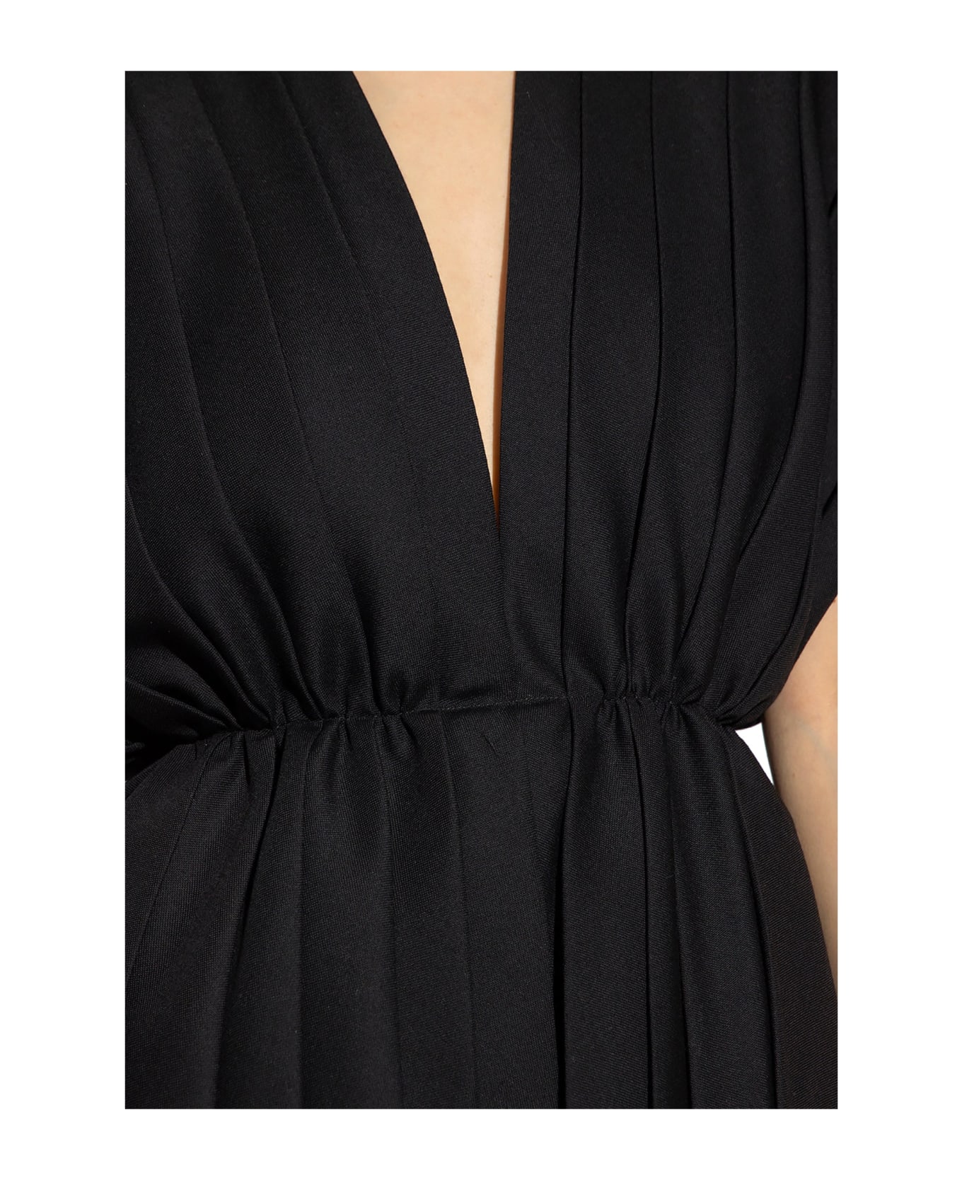 Gucci Pleated Dress - Black ワンピース＆ドレス