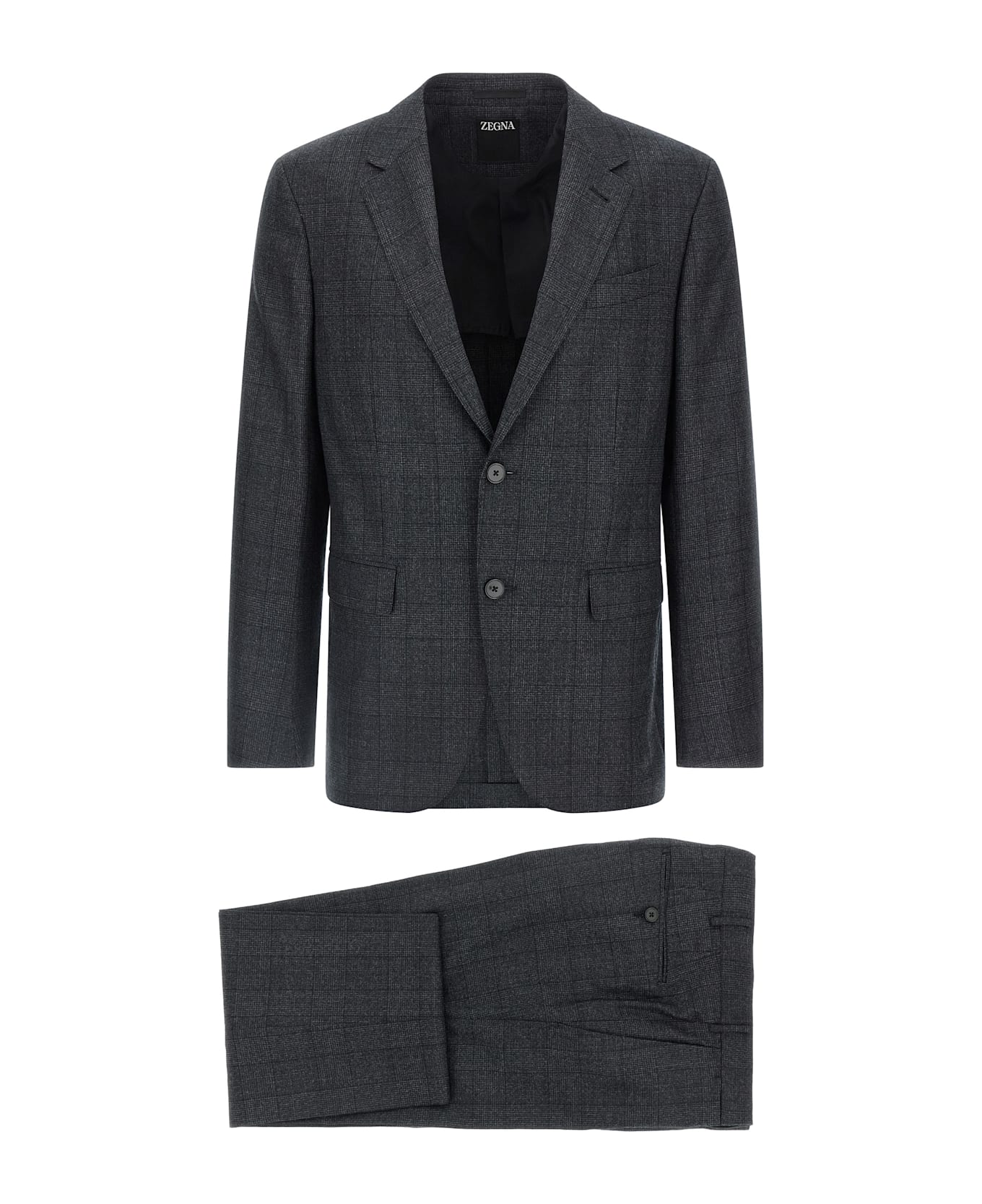 Zegna Wool Dress One Hundred And Twenty Thousand - Gray