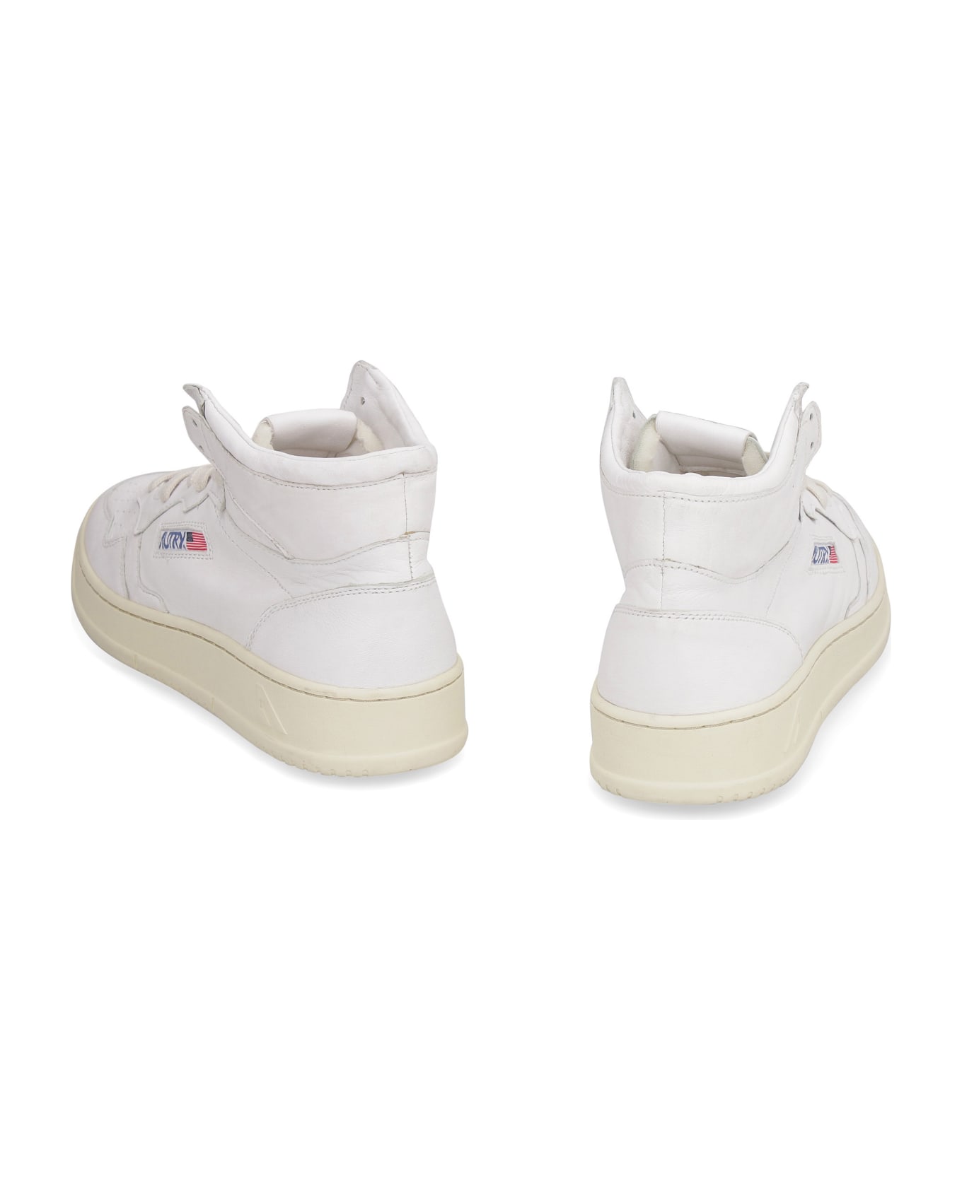 Autry Medalist Leather Mid-top Sneakers