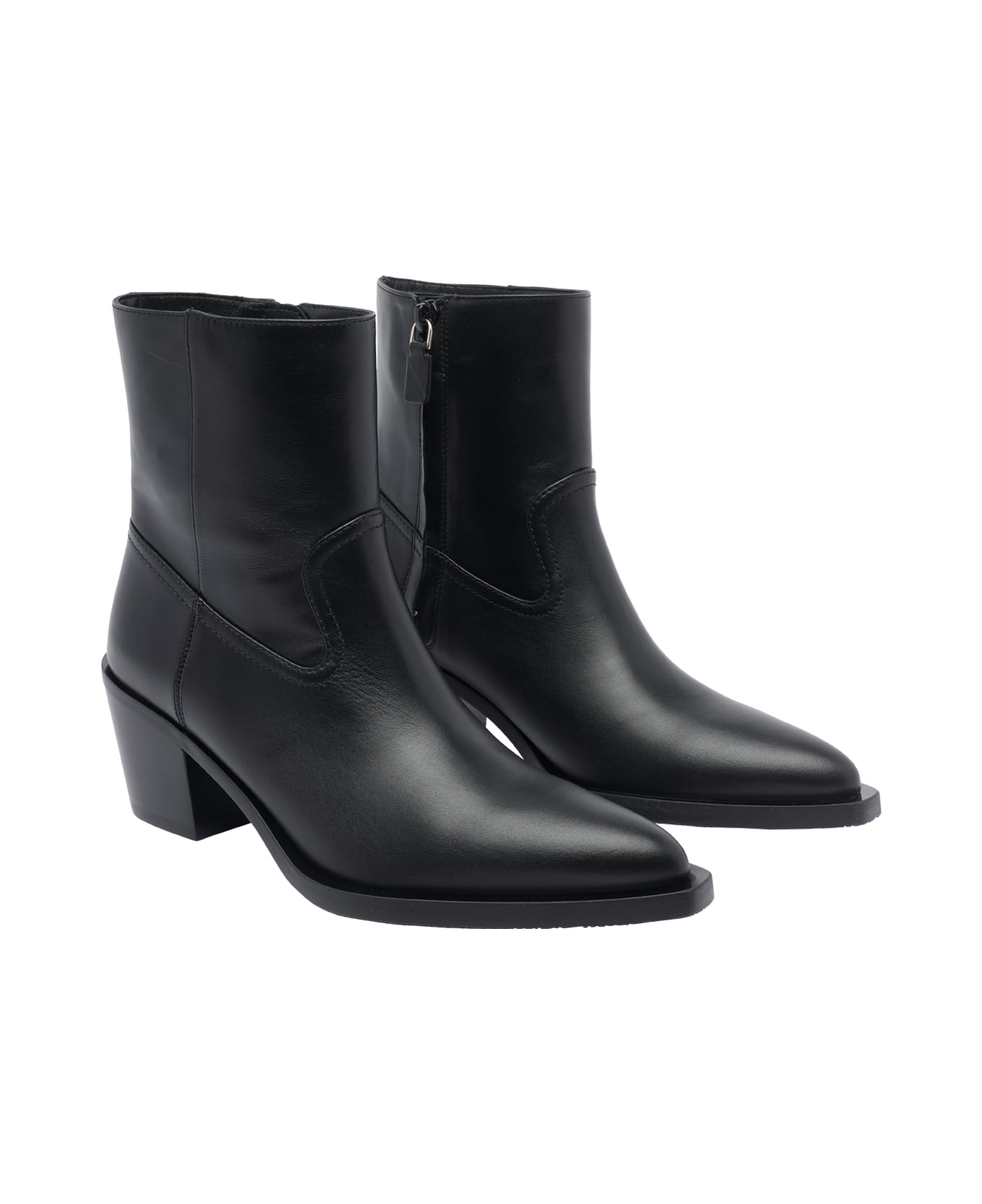 Stuart Weitzman Tate Booties - Black