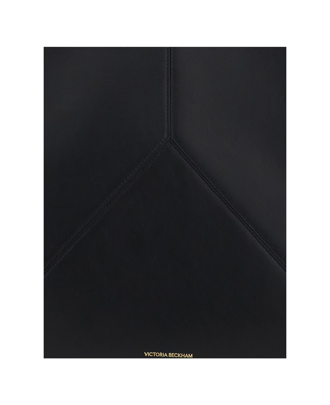 Victoria Beckham 
victoria
 Black Handbag With V Stitching On The Front And Embossed Logo Lettering On The Front In Leather Woman - Black