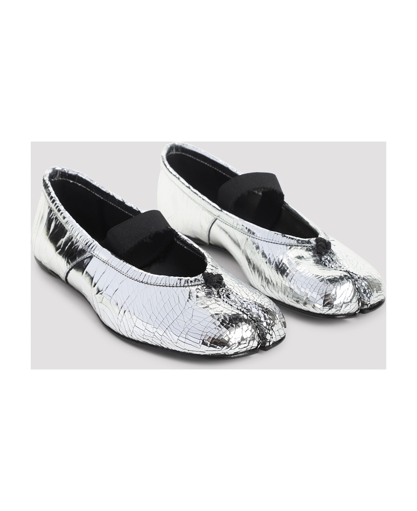 Maison Margiela Ballet Shoe - Silver Black