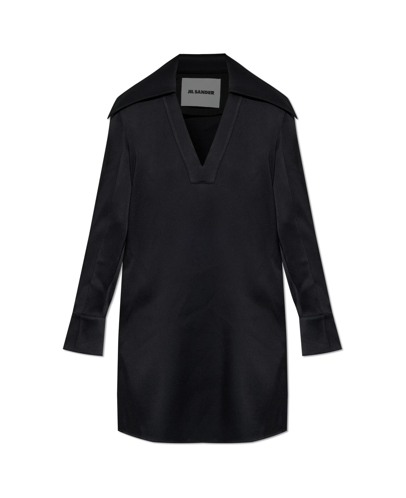 Jil Sander Dress With Collar - Black
