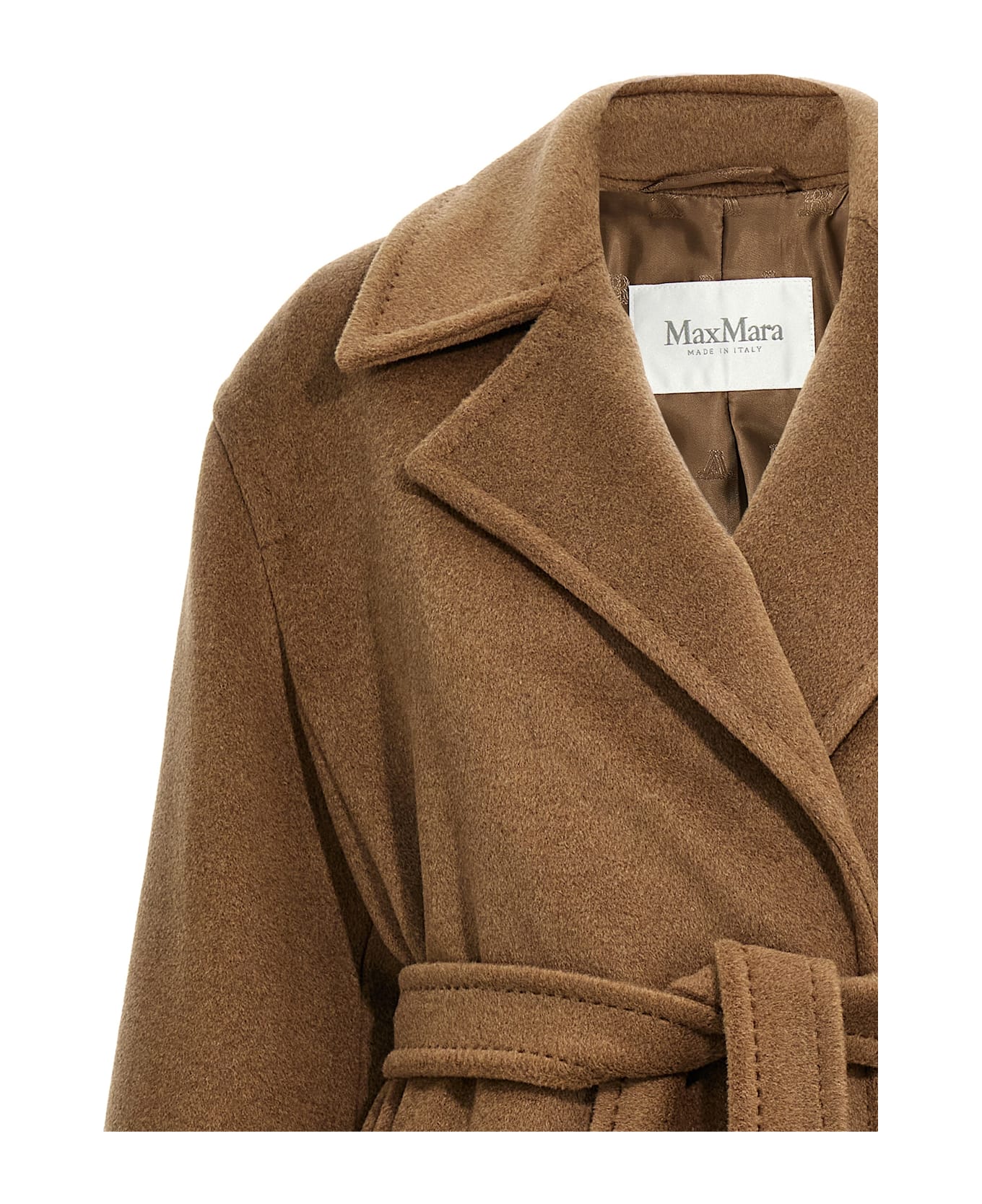 Max Mara 'fragore' Coat - Brown