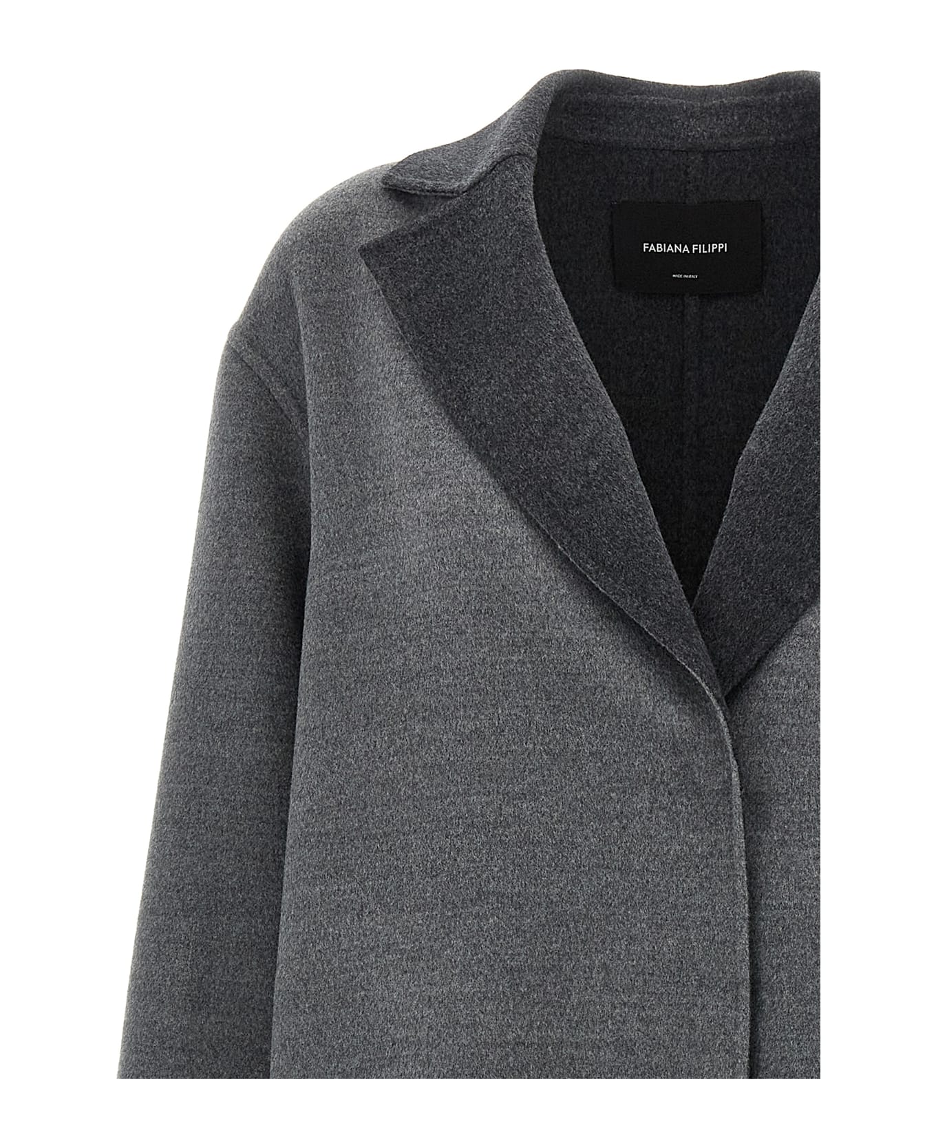 Fabiana Filippi Dressing Gown Coat - Gray