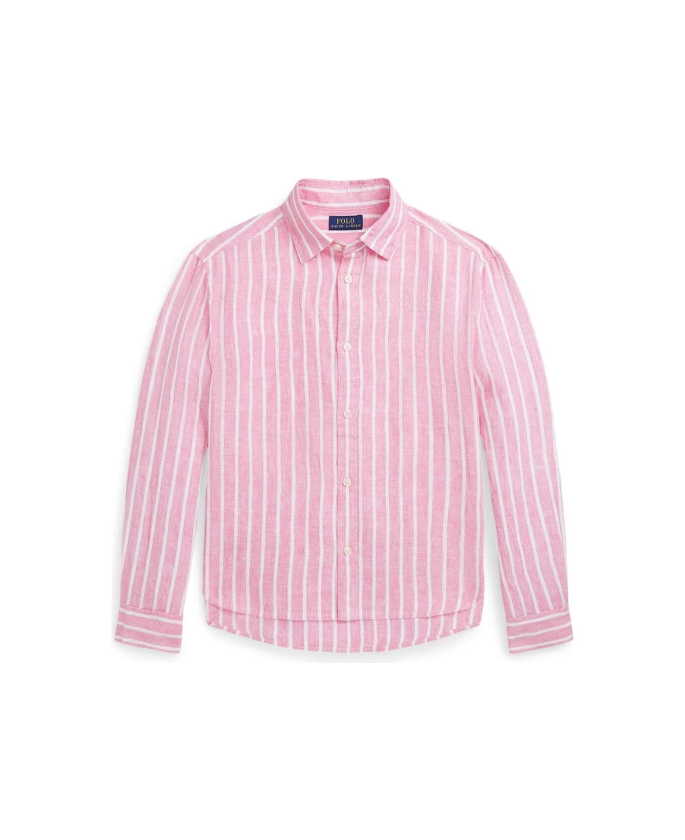 Polo Ralph Lauren Lismoreshirt Shirts Button Front Shirt - Pink White シャツ