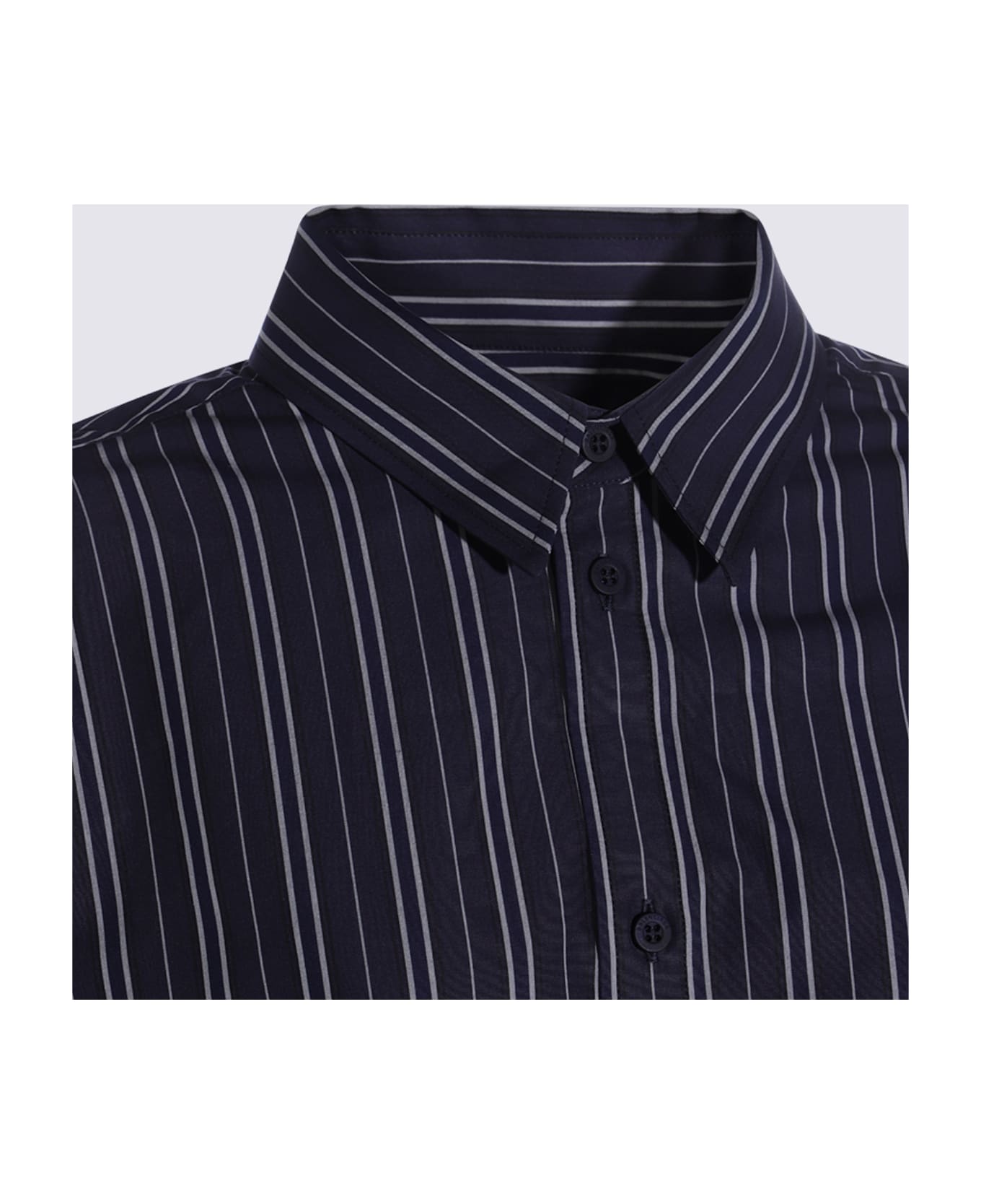 Balenciaga Navy Cotton Shirt