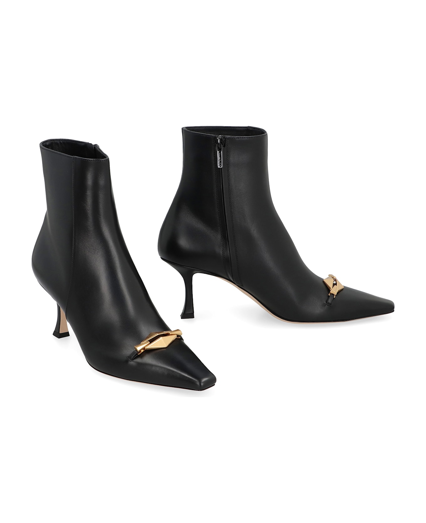 Jimmy Choo Ryker Leather Ankle Boots - black