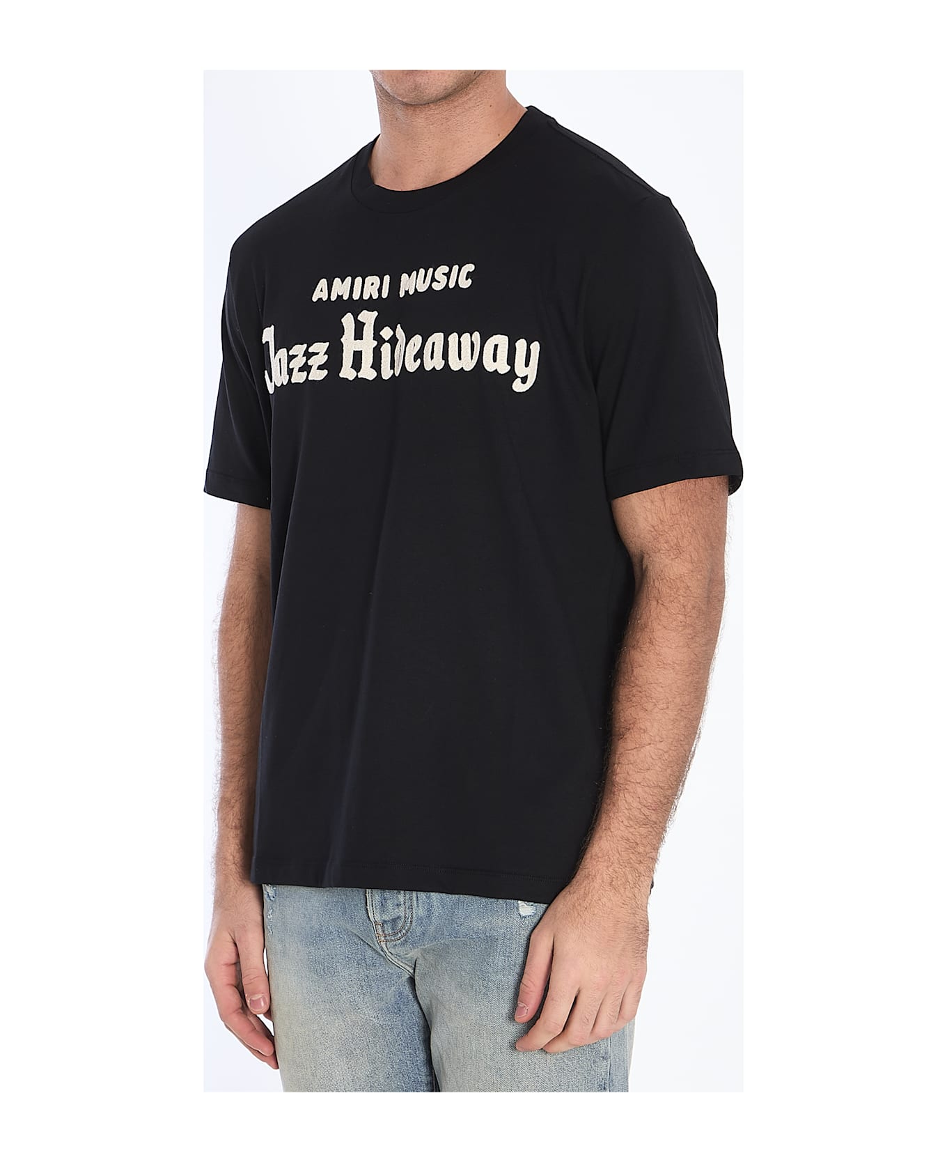 AMIRI Jazz Hide T-shirt - BLACK/WHITE