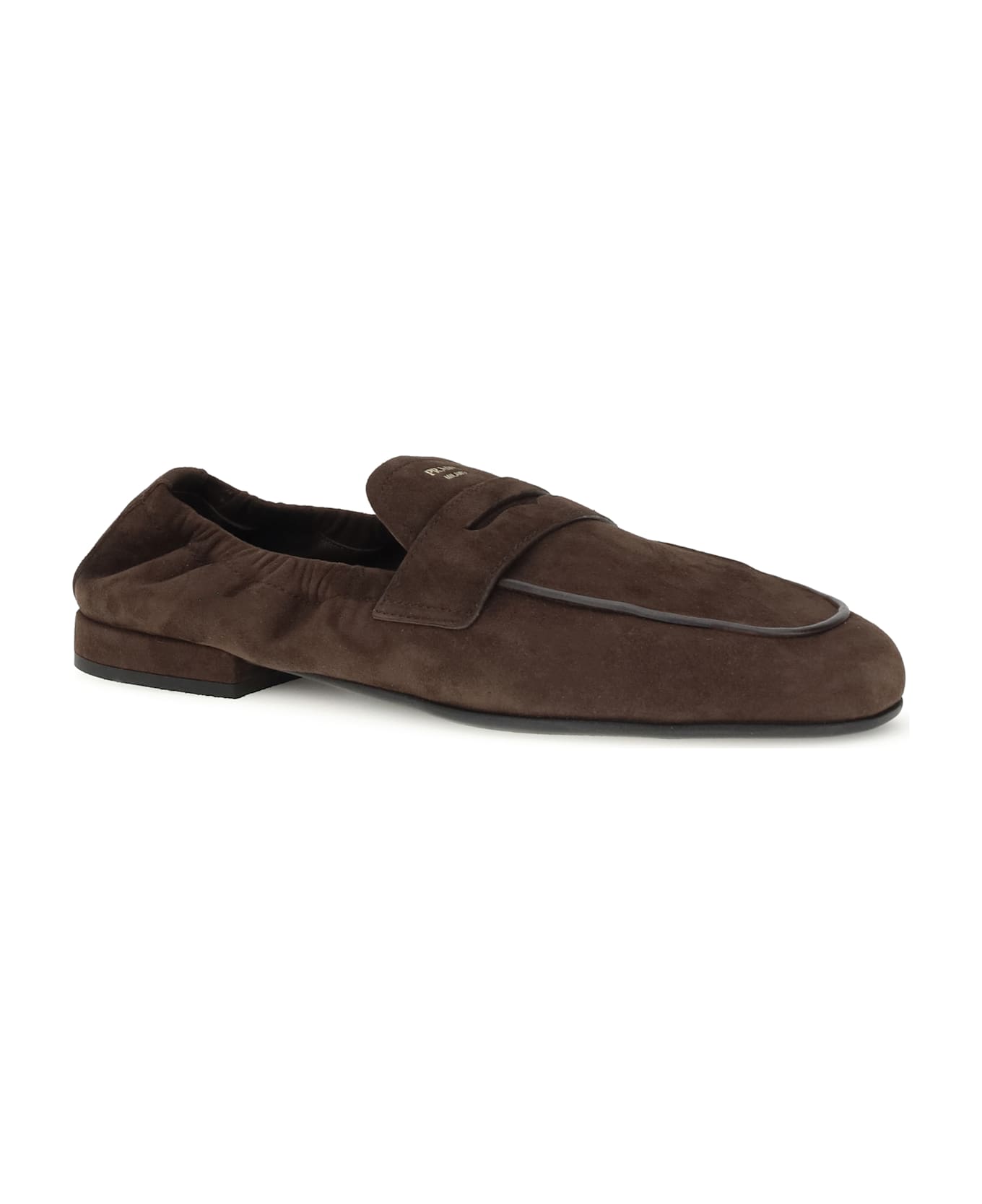 Prada Suede Shuffle Loafers