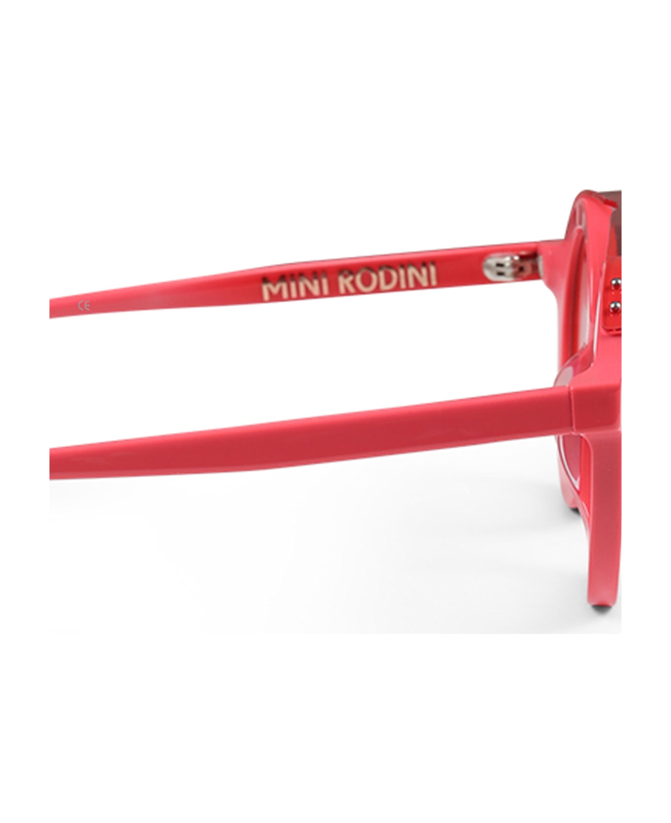 Mini Rodini Pink Sunglasses For Kids With Dachshund - Pink