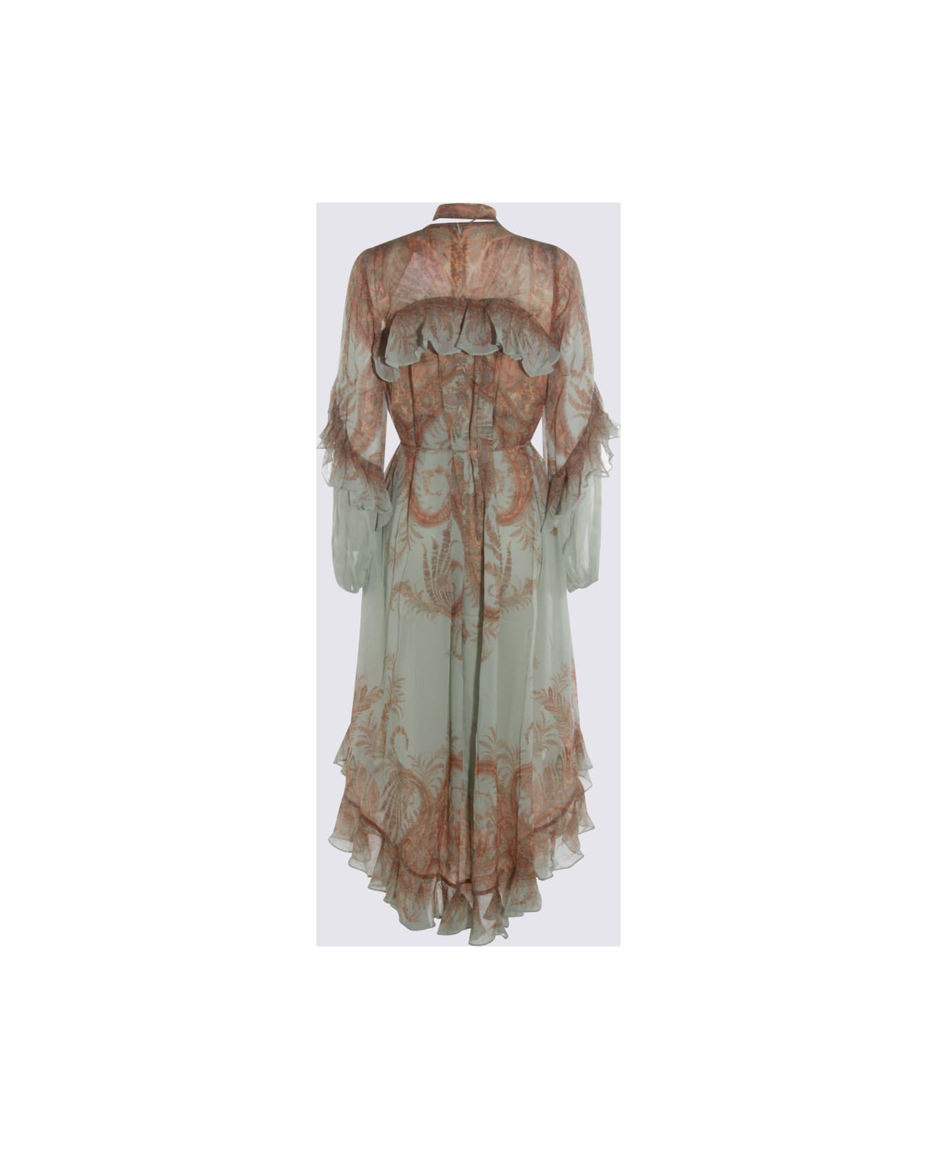 Zimmermann Mint Dress - MINT PAISLEY