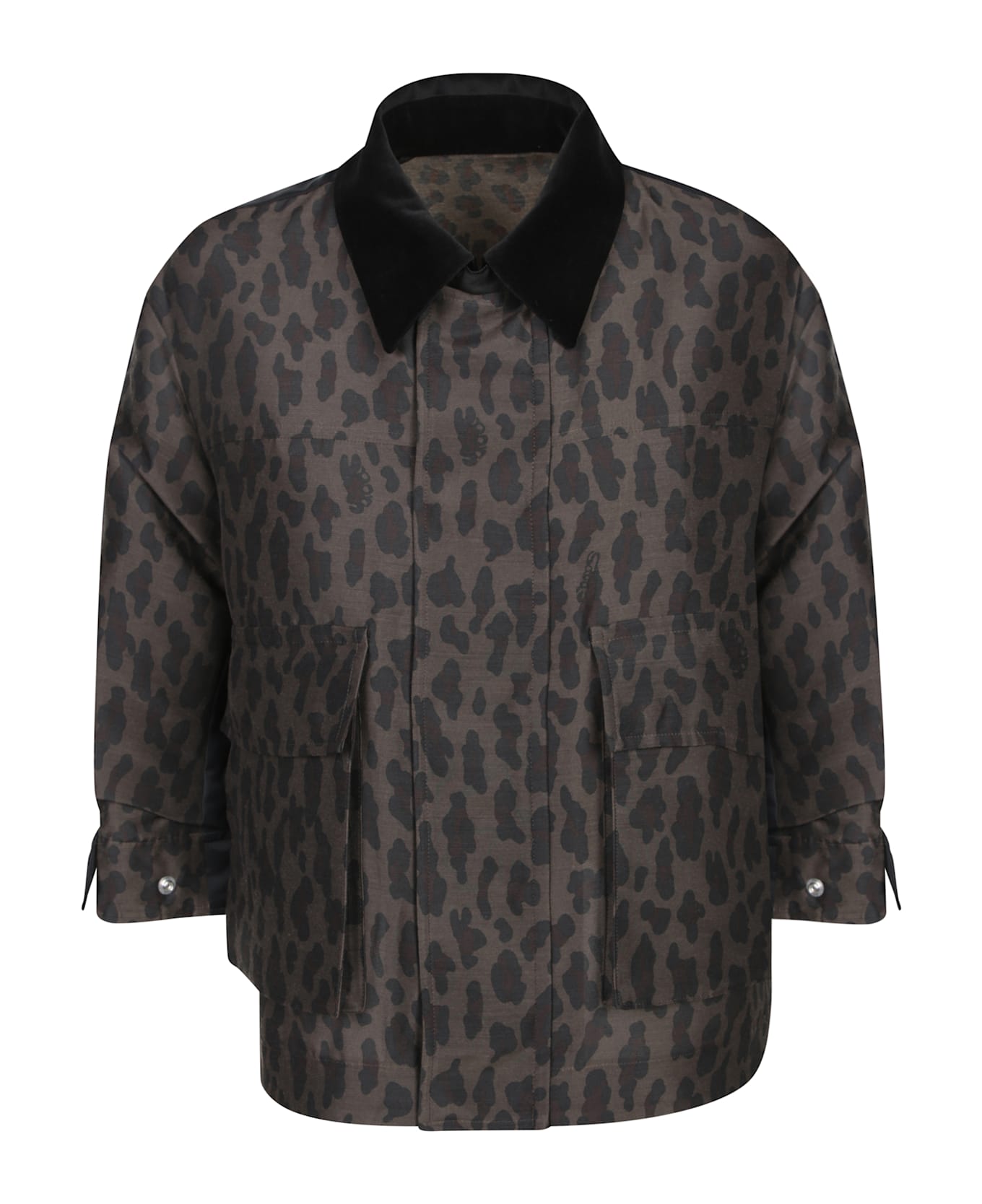 Sacai Leopard Bomber Jacket