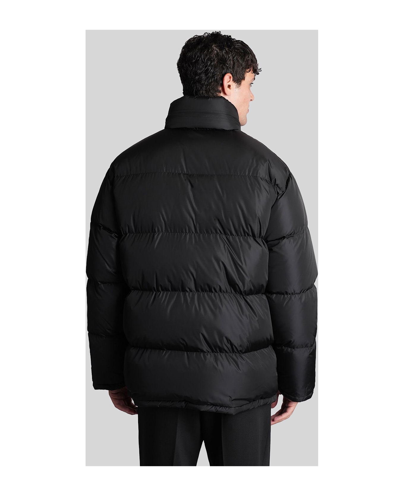 Aspesi Moschino Ii Puffer In Black Polyamide - black