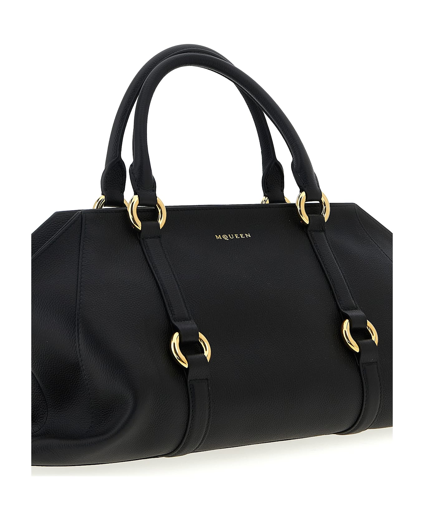 Alexander McQueen 
farrington
 Handbag - BLACKGOLD
