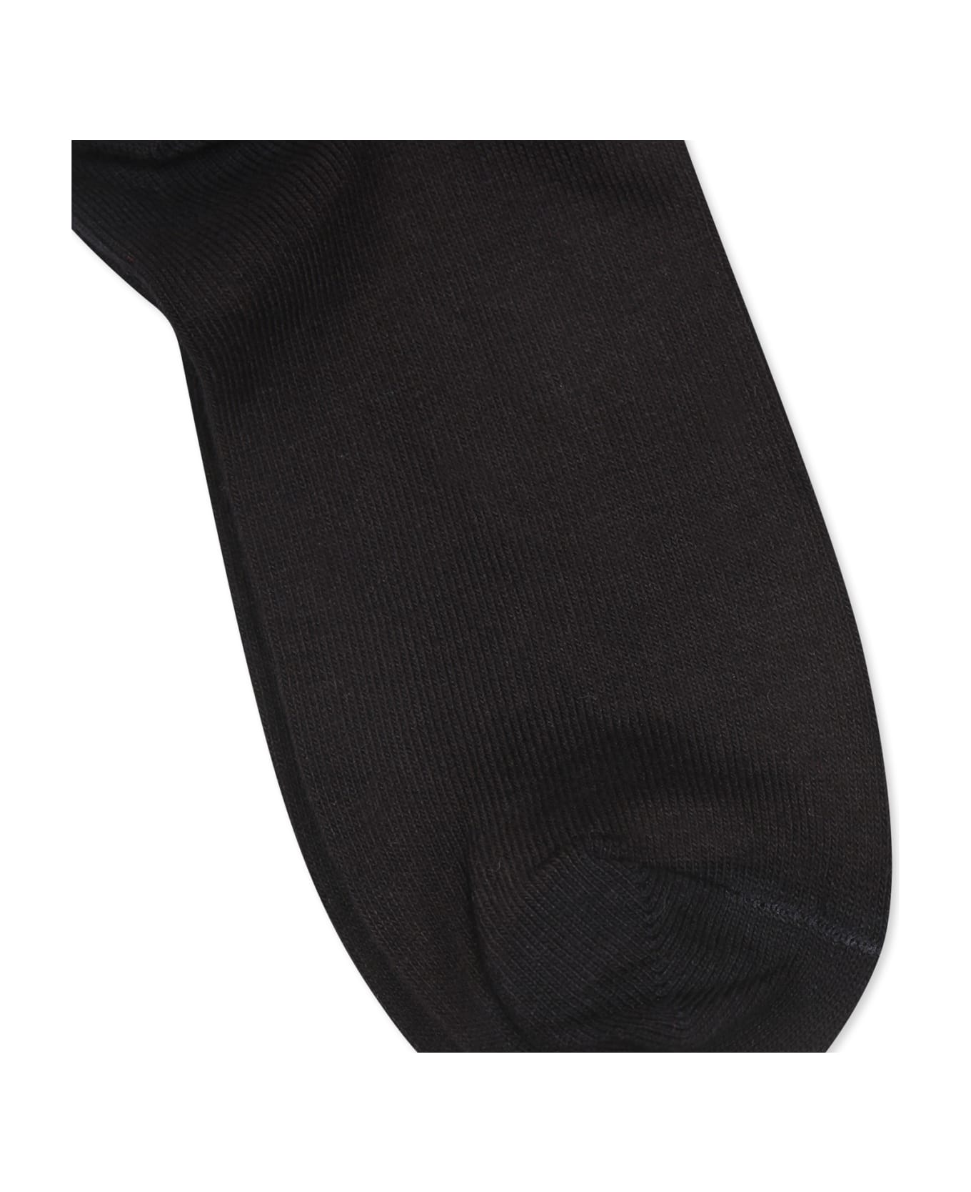 Marni Black Socks For Kids With Logo - Black