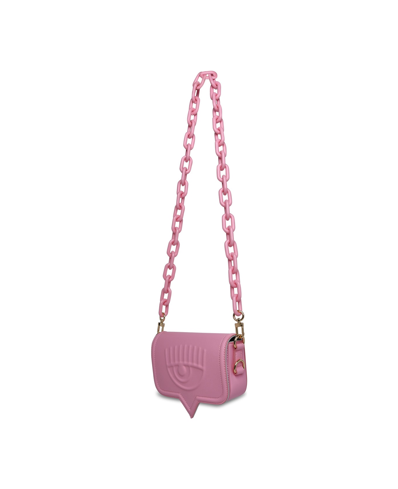 Chiara Ferragni Small 'eyelike' Pink Polyester Bag - Sachet Pink