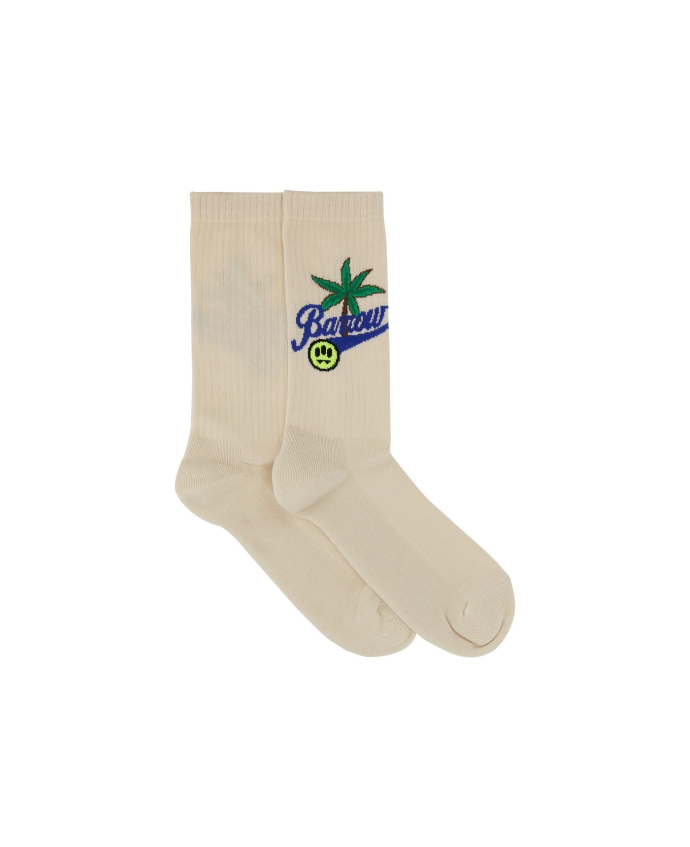 Barrow Socks With Logo - WHITE 靴下
