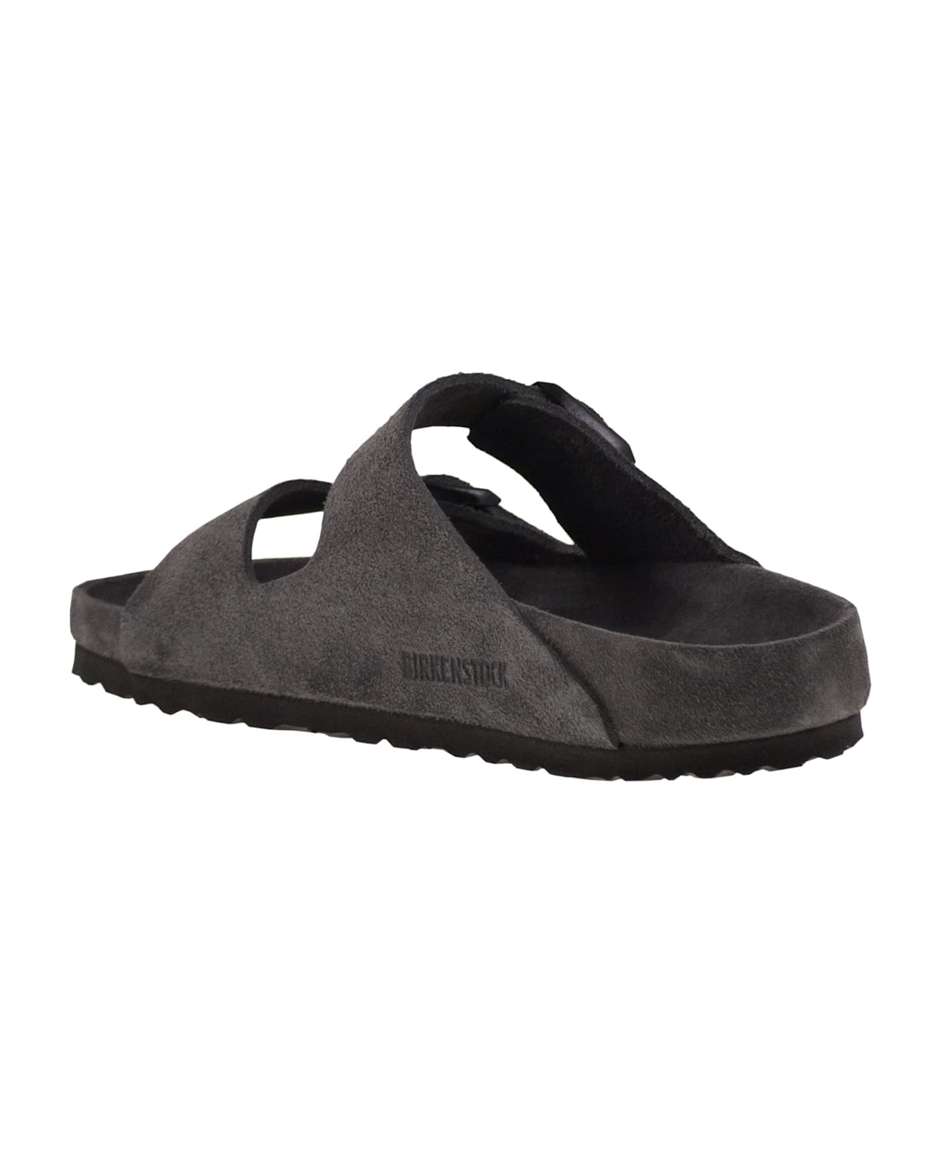 Birkenstock Arizona Exquisite - Slipper With Double Buckle - GREY