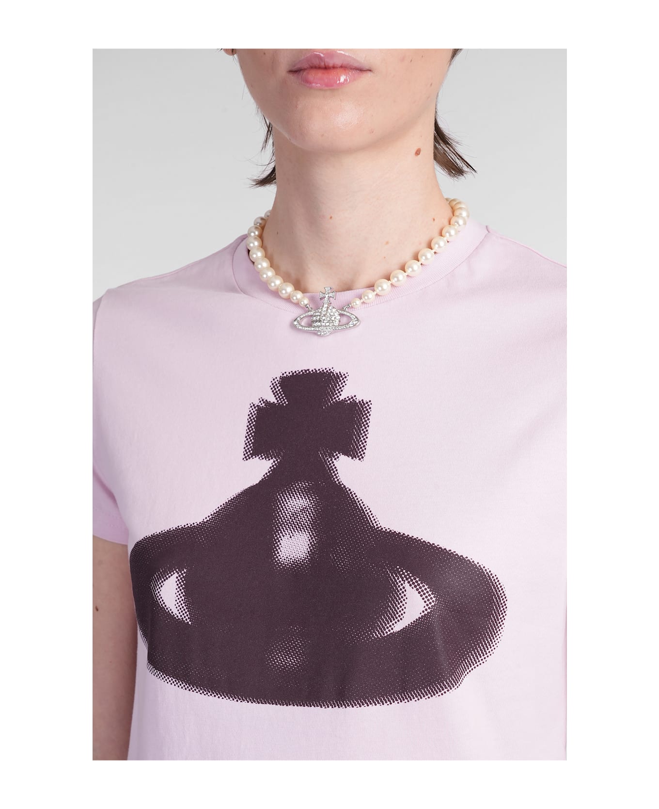 Vivienne Westwood Peru T-shirt In Rose-pink Cotton - rose-pink