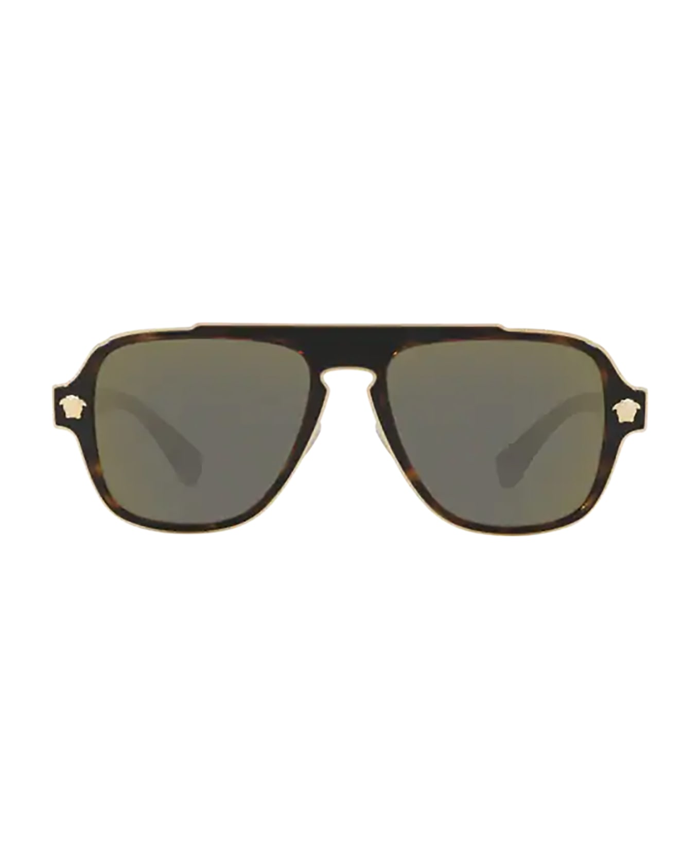 Versace Eyewear Ve2199 Dark Havana Sunglasses - Dark Havana