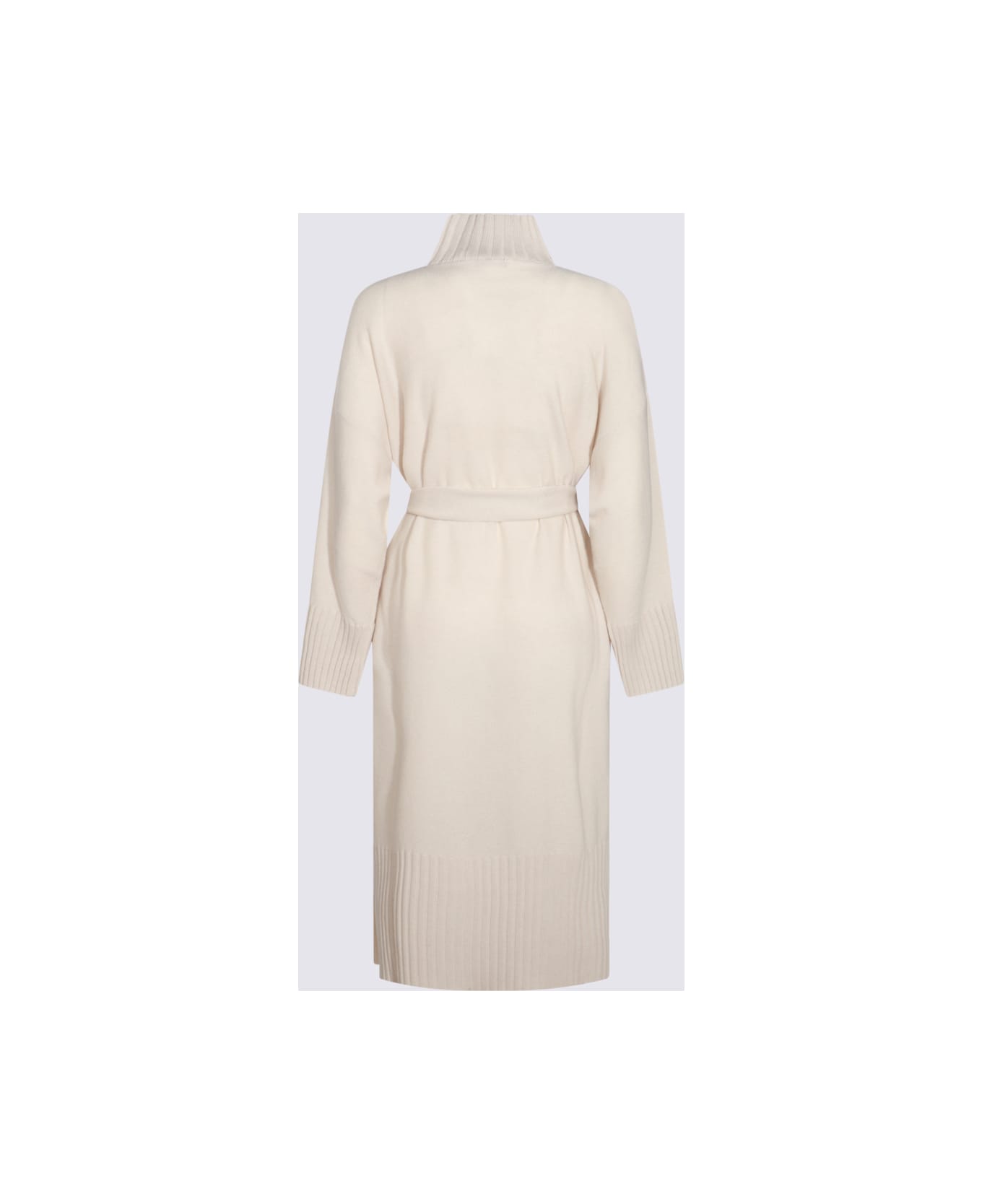 Antonelli Ivory Wool Blend Dress - Cream ワンピース＆ドレス