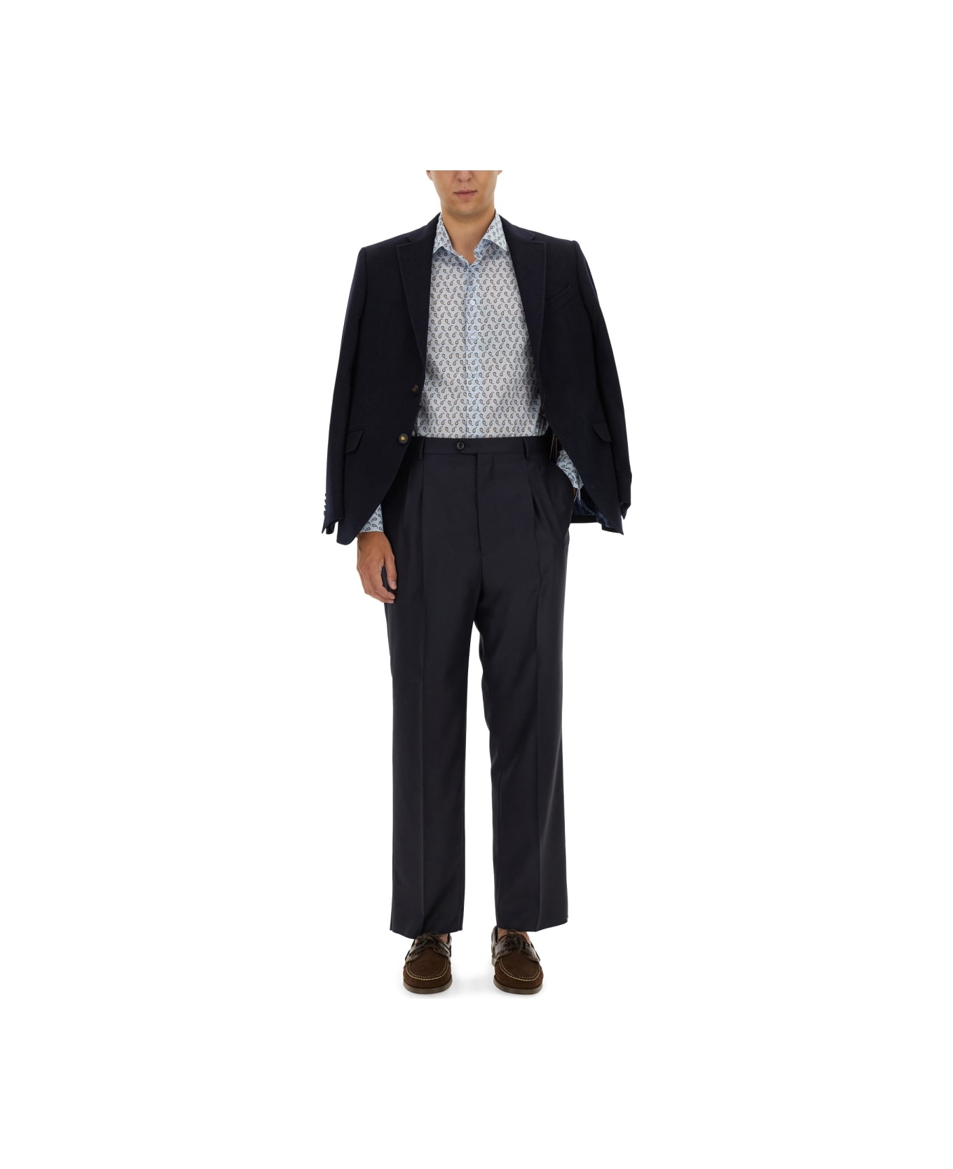 パンツ ETRO Embroidered Wool Blend Pant Etro Embroidered Wool Blend Pant | italist
