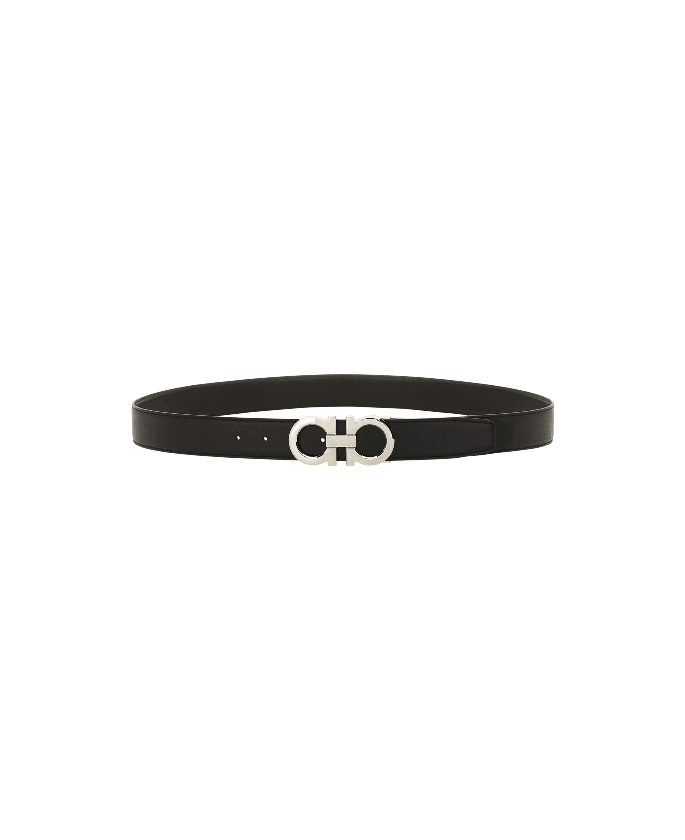 Ferragamo Cintura In Pelle - BLACK