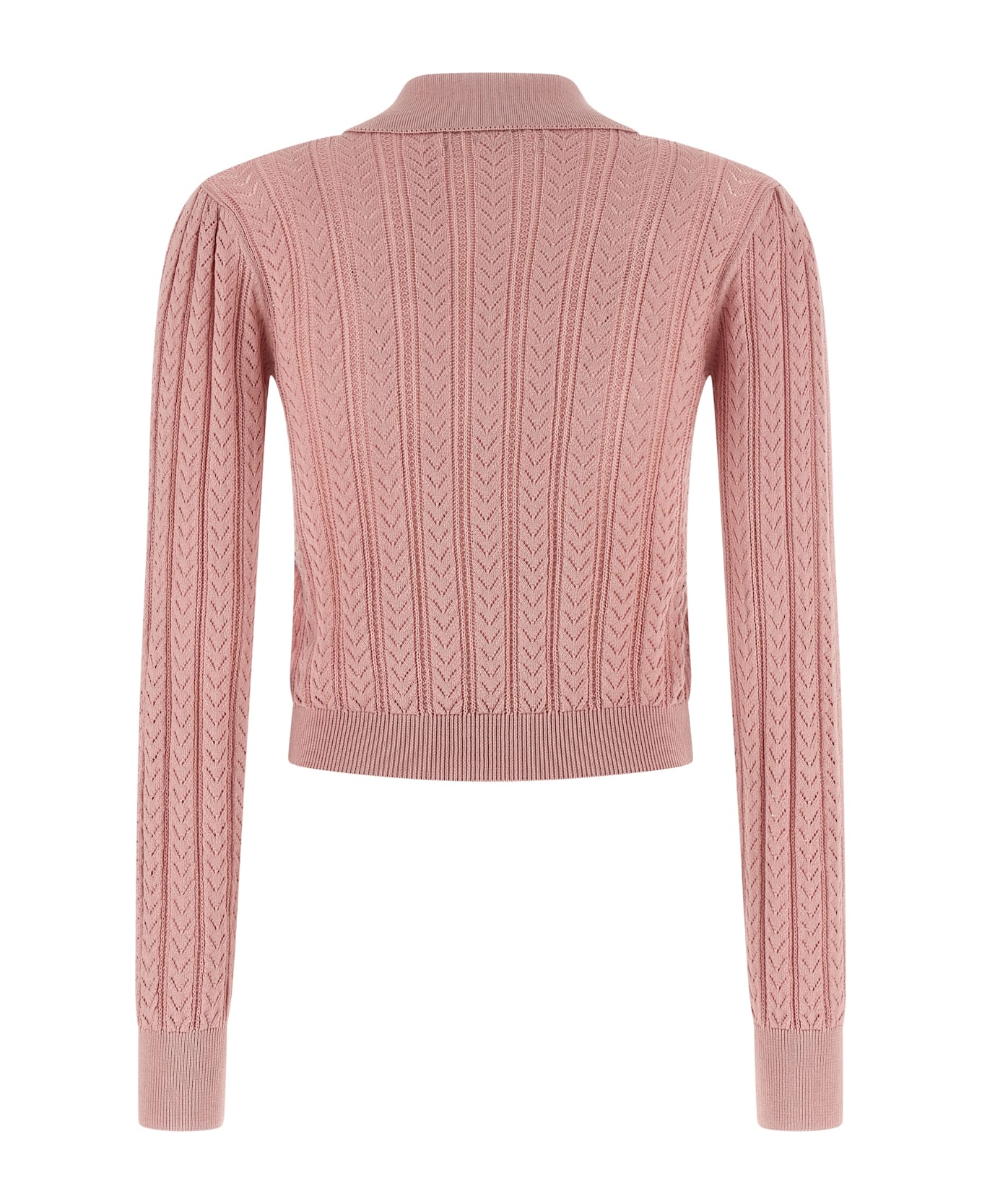 Alessandra Rich Knit Cardigan - Pink