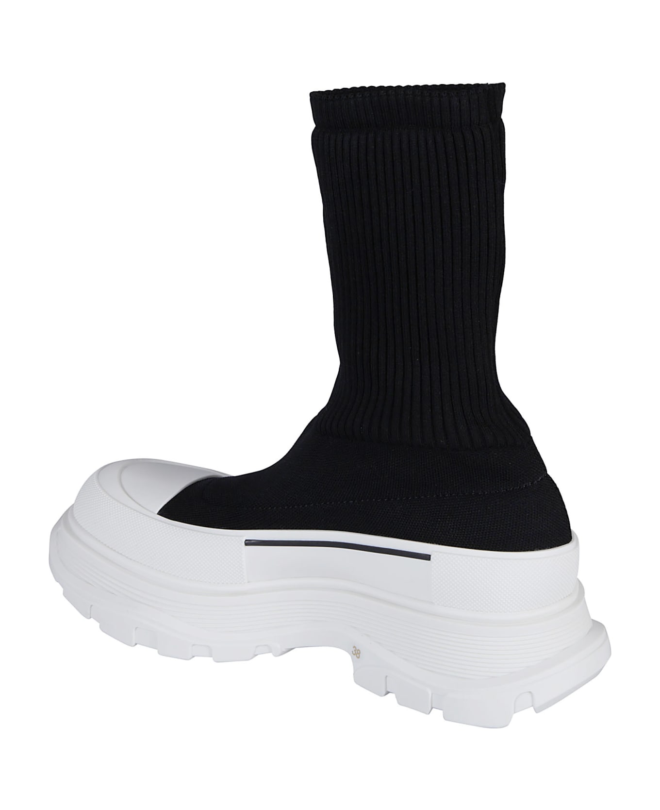 Alexander McQueen Sock Boots - Black/White