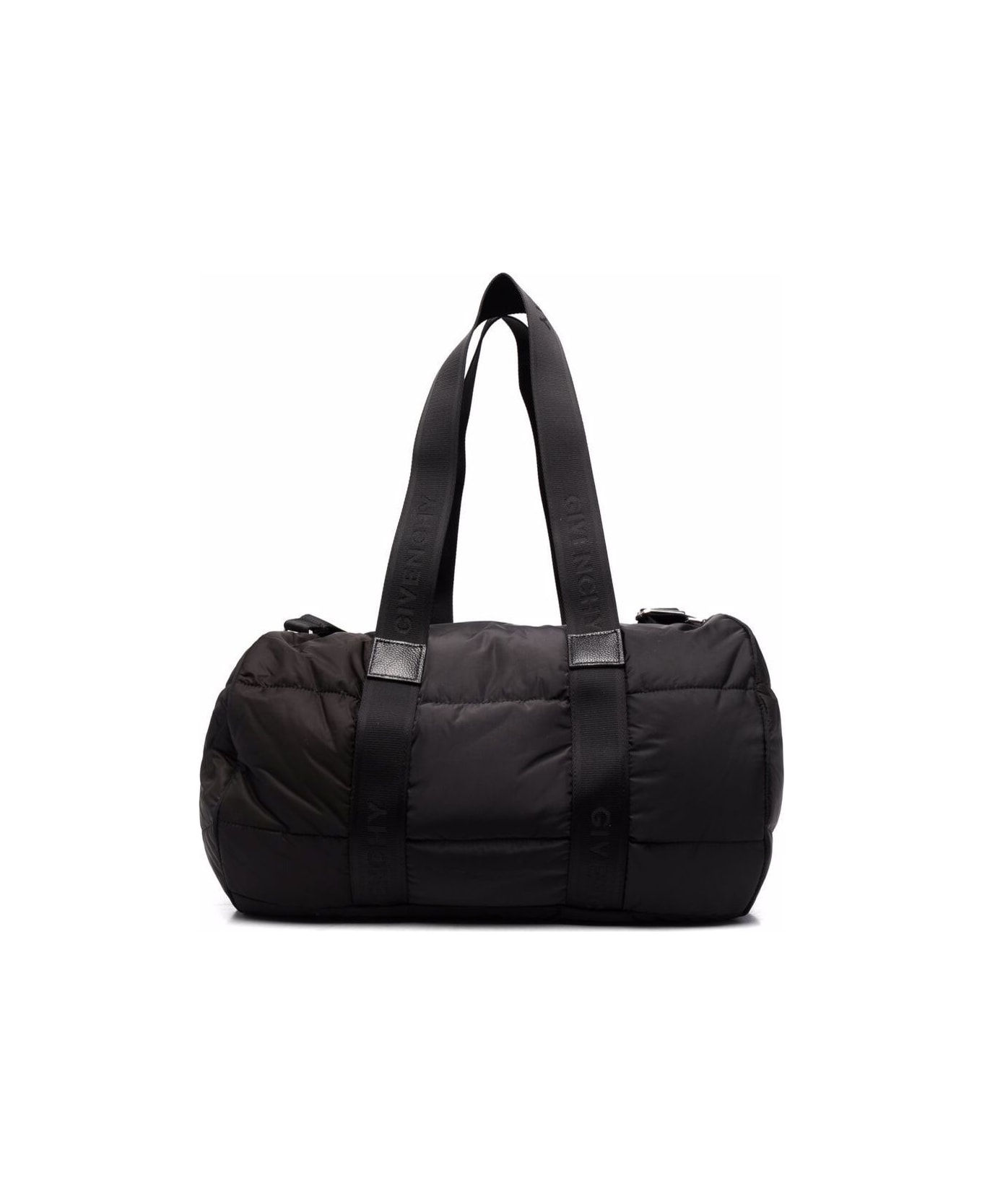 Givenchy Kids Black Nylon And Leather Changing Bag With Logo - Black