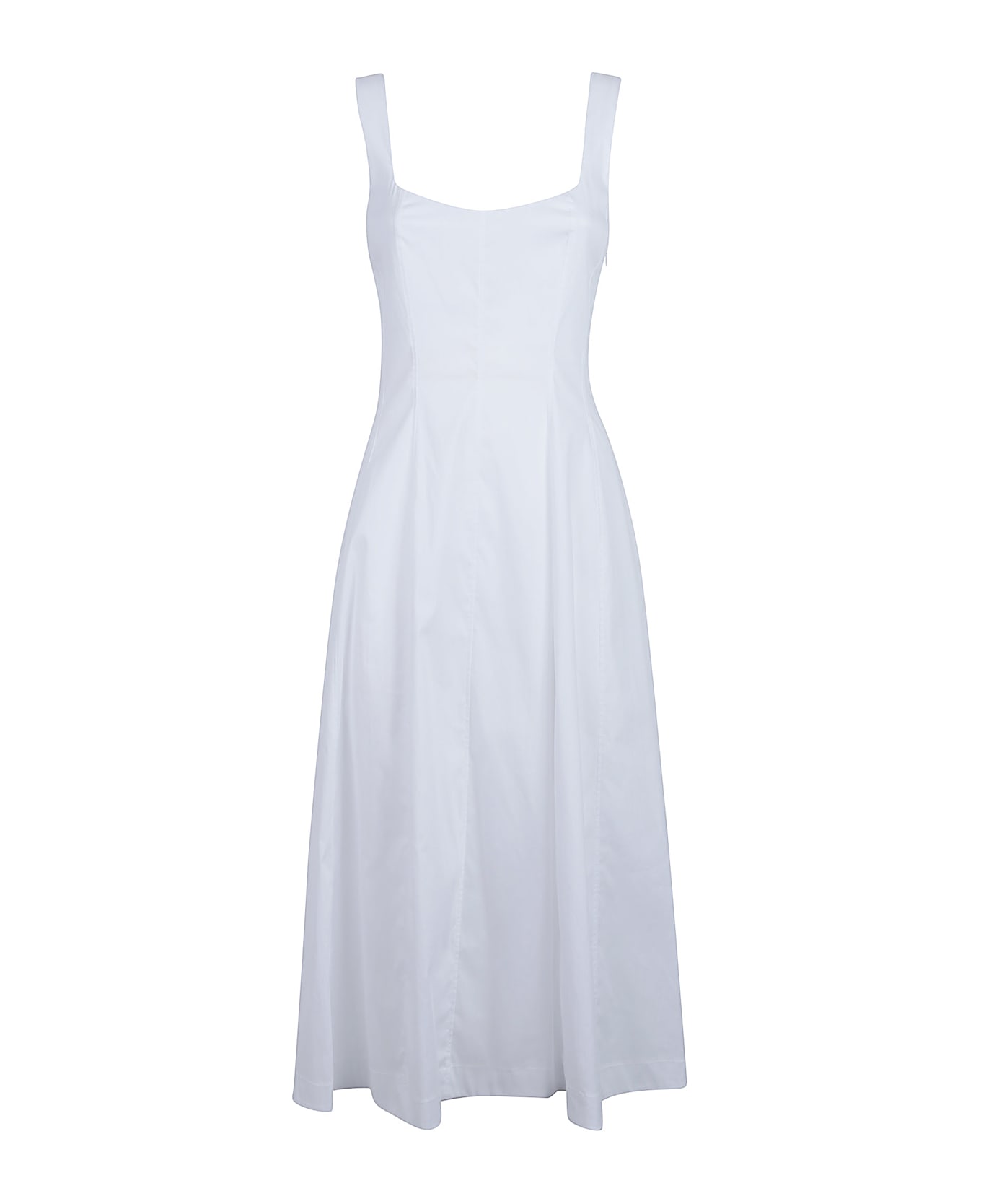 Patrizia Pepe Sleeveless Dress - Bianco Ottico
