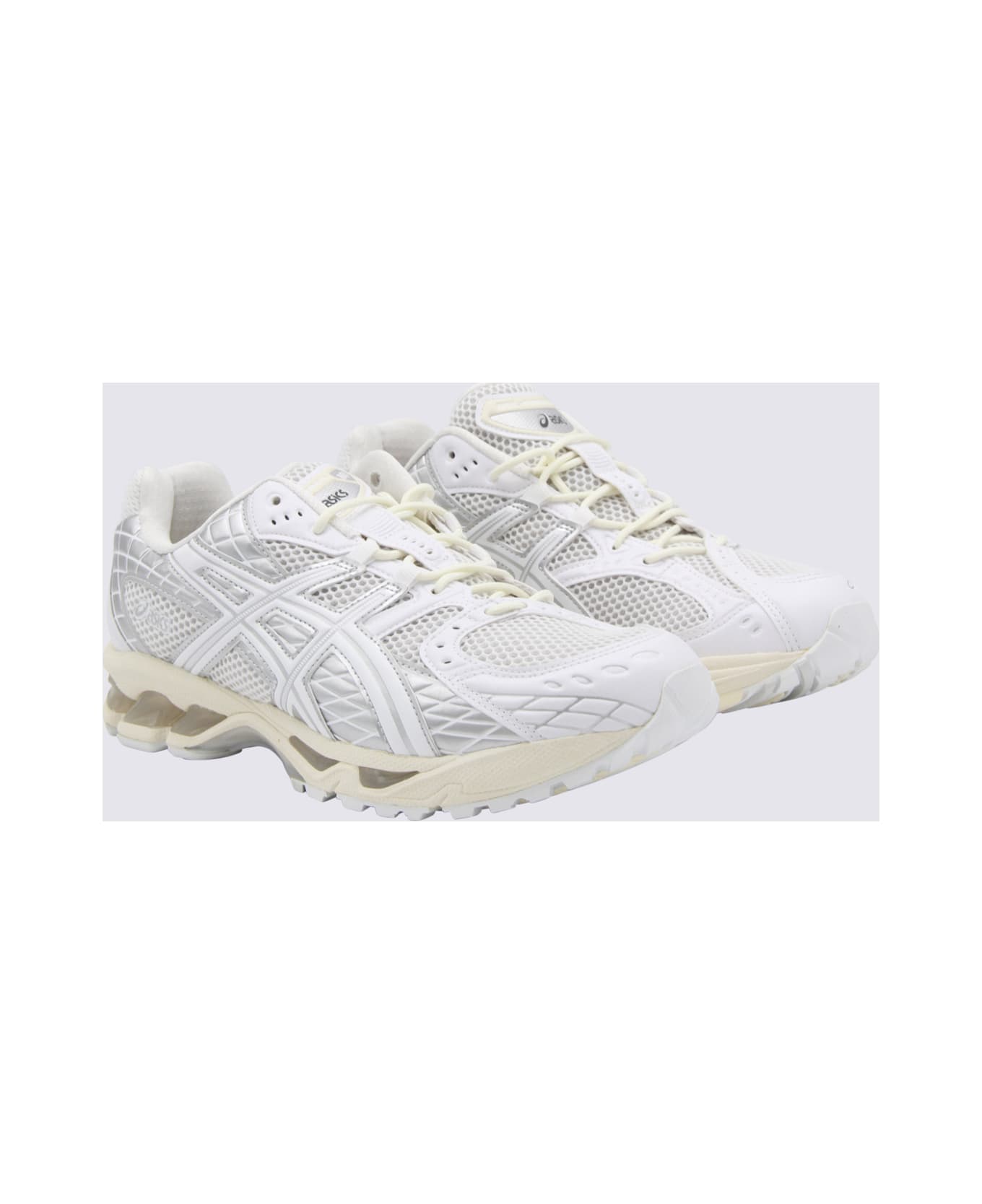 Asics White Gel Nimbus Sneakers - White/Pure Silver