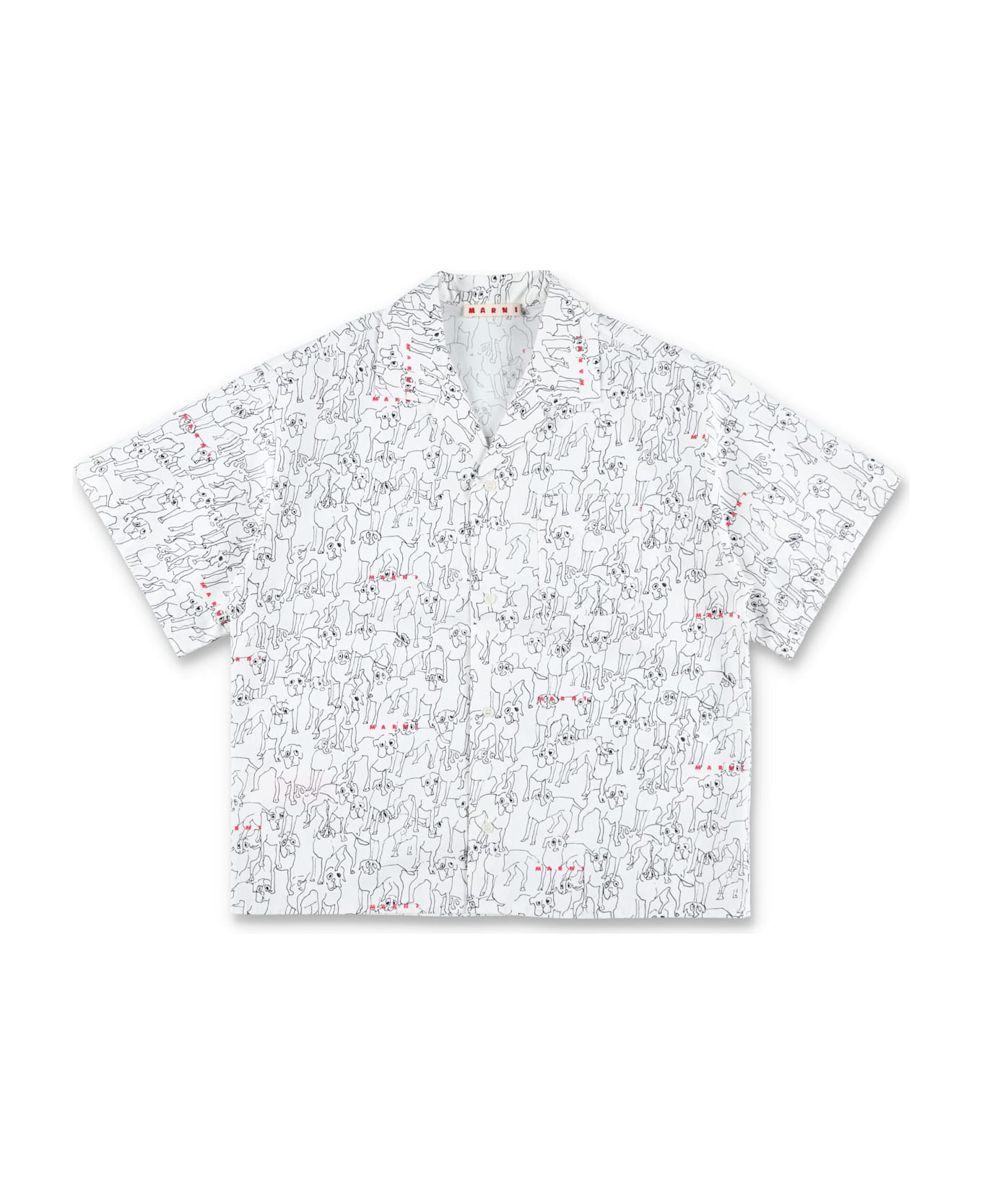 Marni Kid - Joy Print Shirt - WHITE