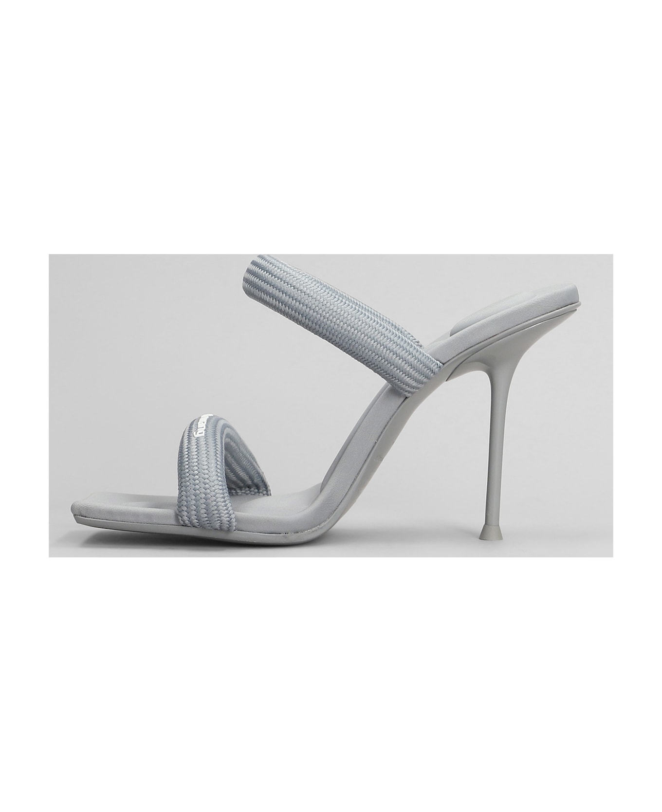 Alexander Wang Julie Slipper-mule In Grey Nylon - grey