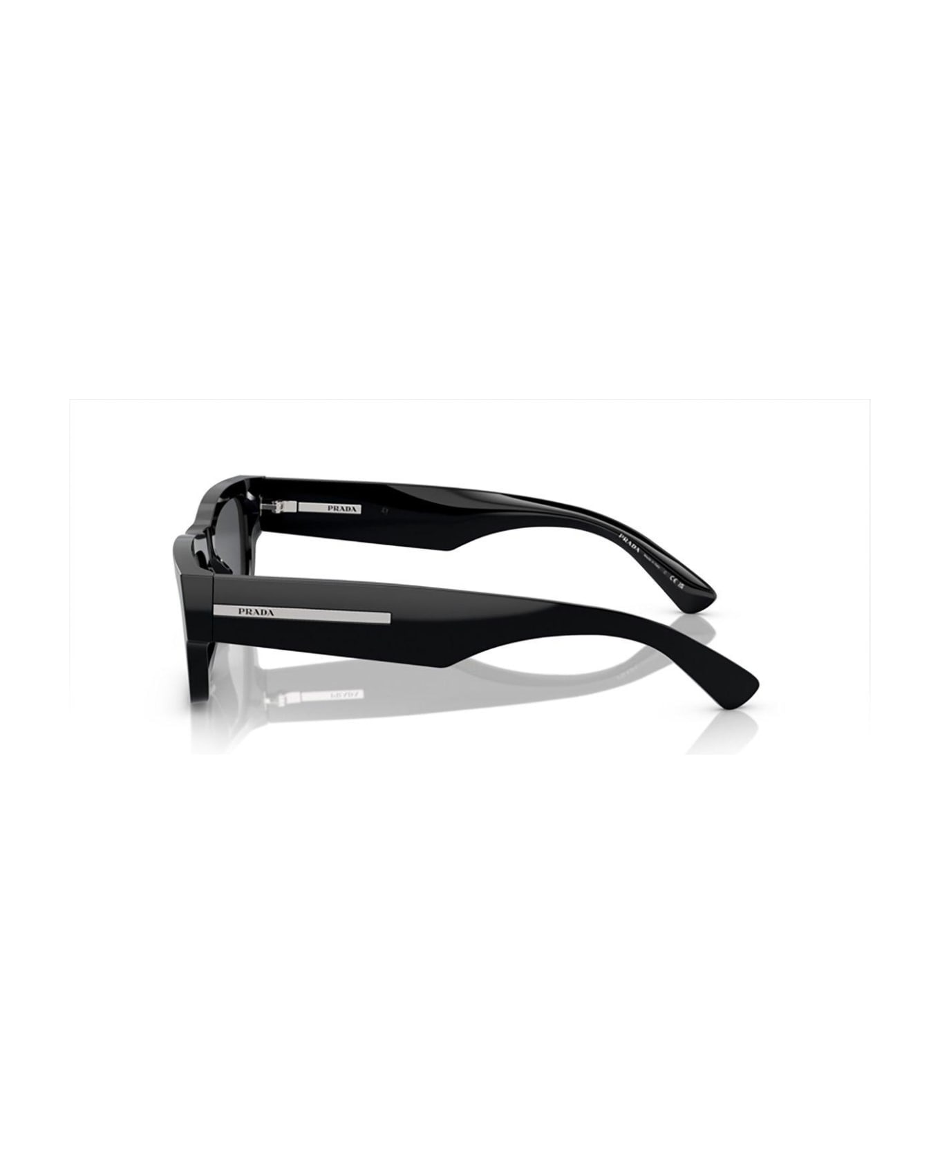 Prada Eyewear Rectangular Frame Sunglasses Sunglasses - 16K07T Black