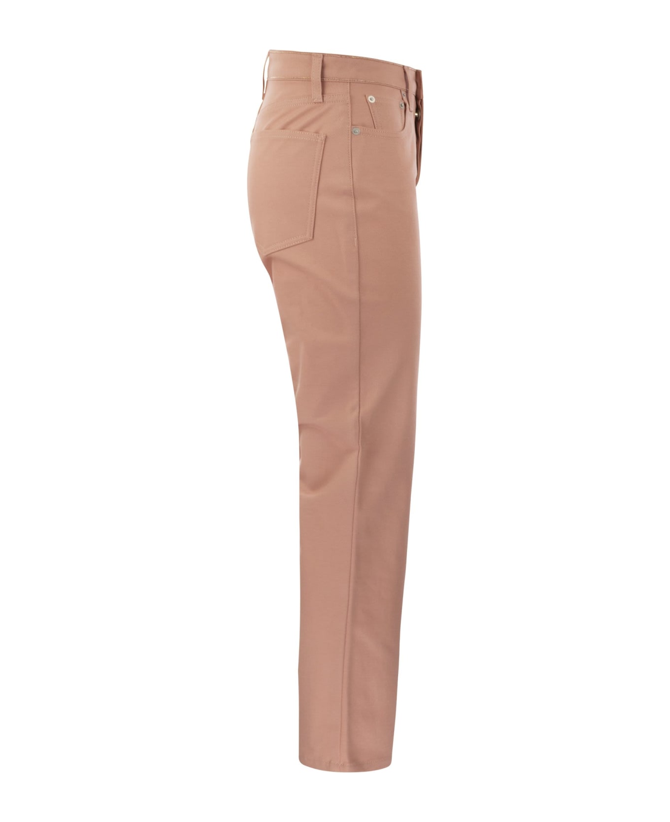Fabiana Filippi Denim 5-pocket Trousers - Pink