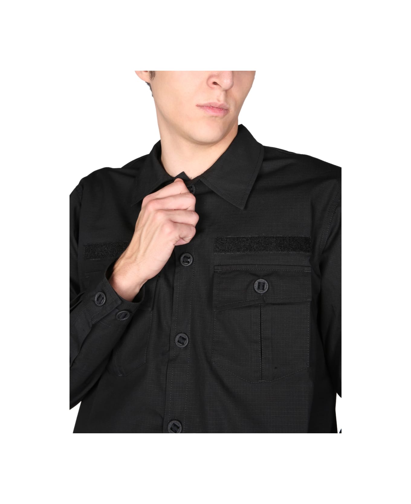 ArkAir "utility" Shirt - BLACK シャツ