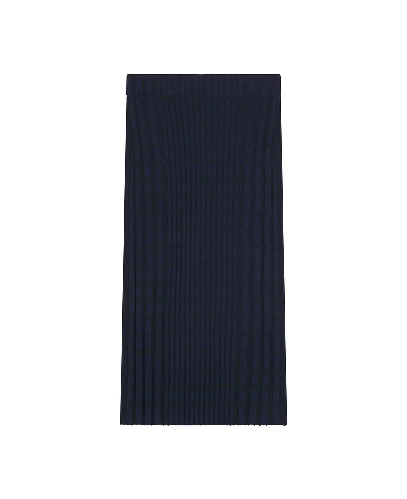 Maison Kitsuné Fox Skirt - Ink blue