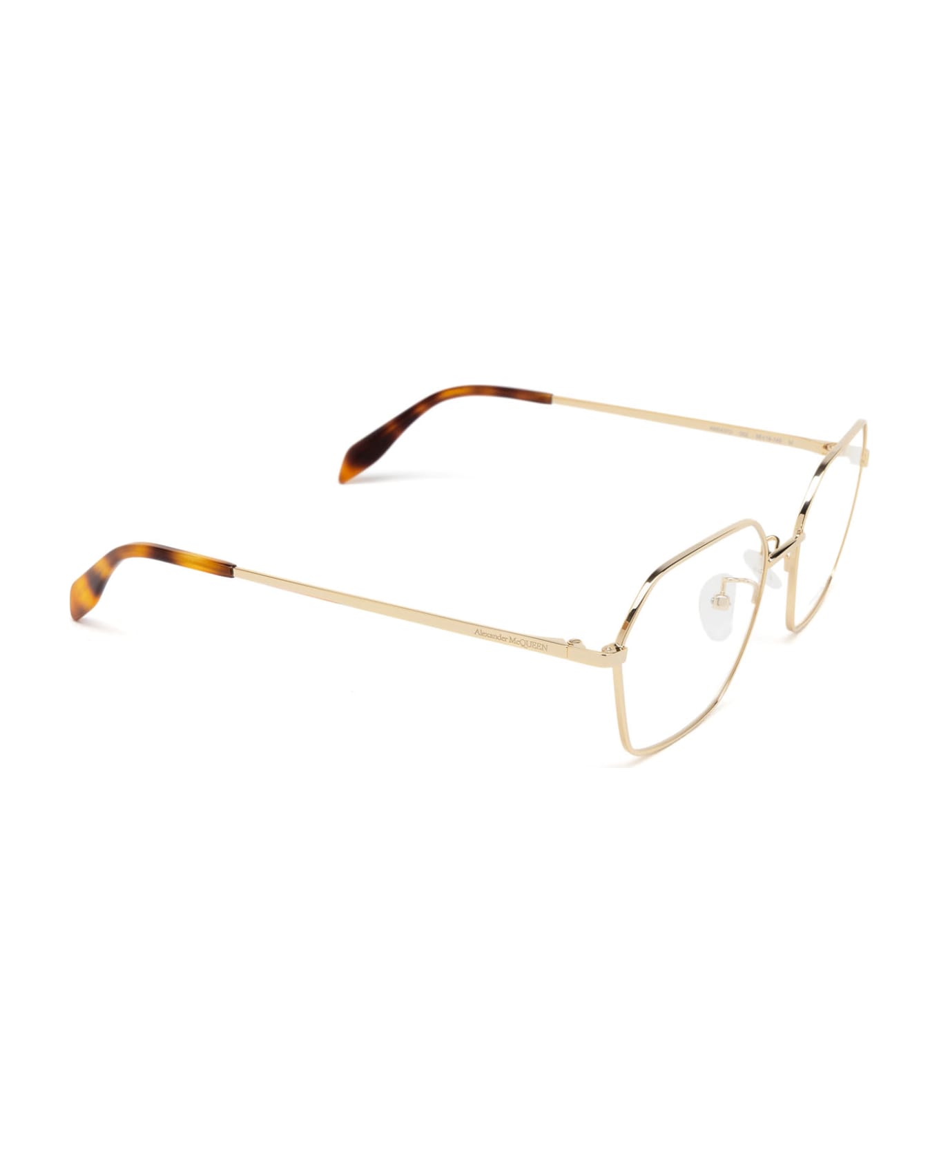 Alexander McQueen Eyewear Am0437o Gold Glasses - Gold