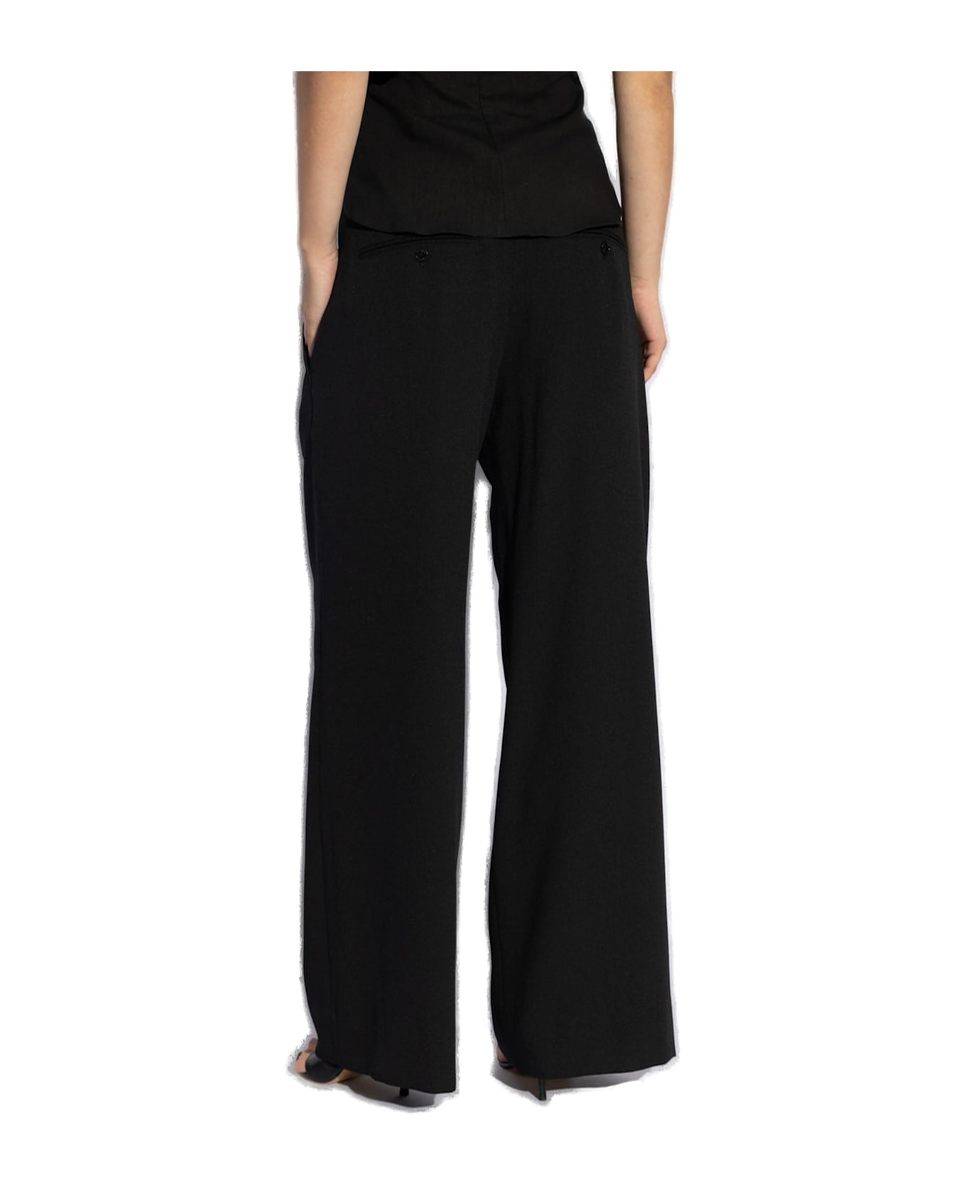 Isabel Marant Romina Wide-leg Pants - BLACK