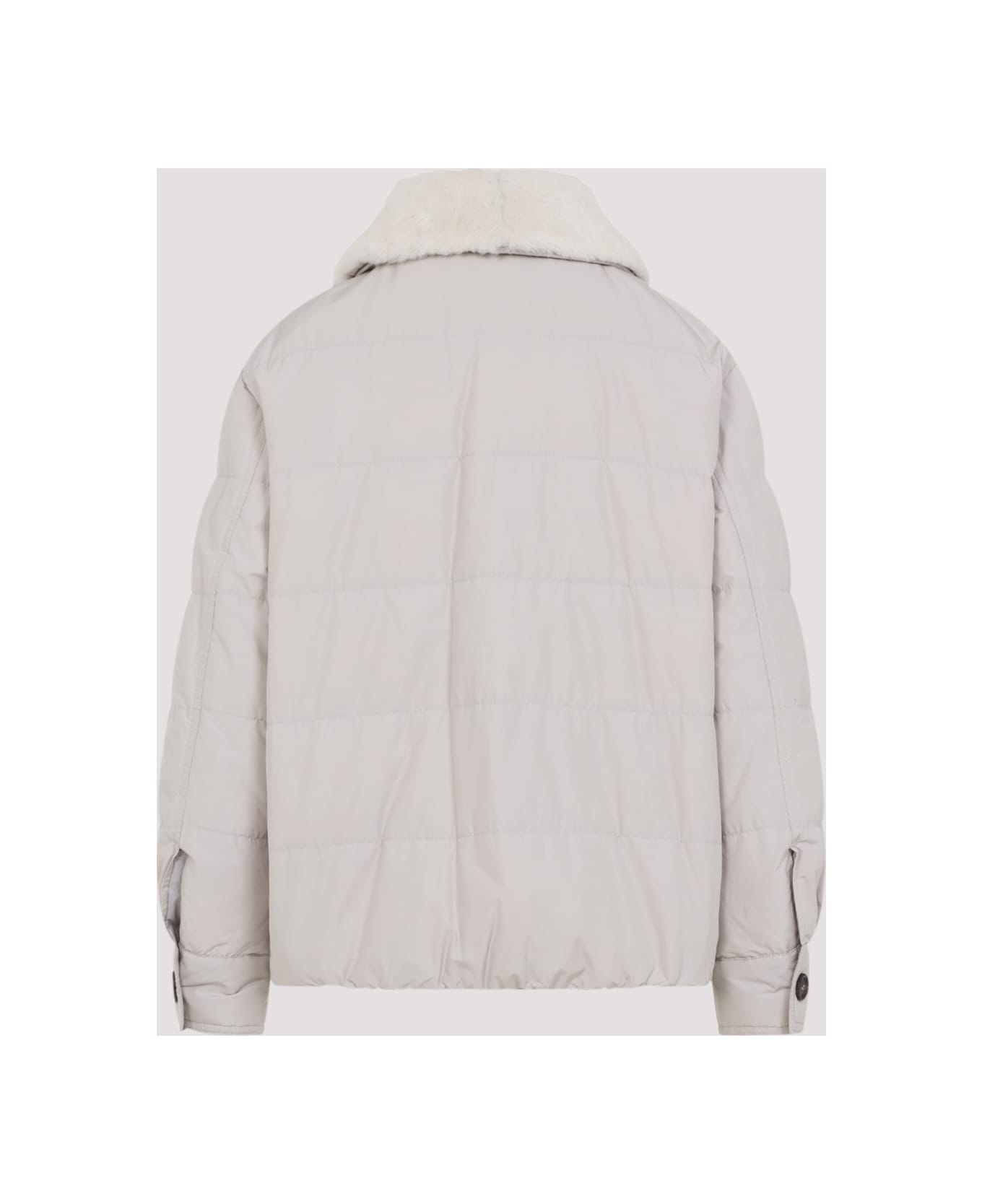 Brunello Cucinelli Puffer Jacket - Grey