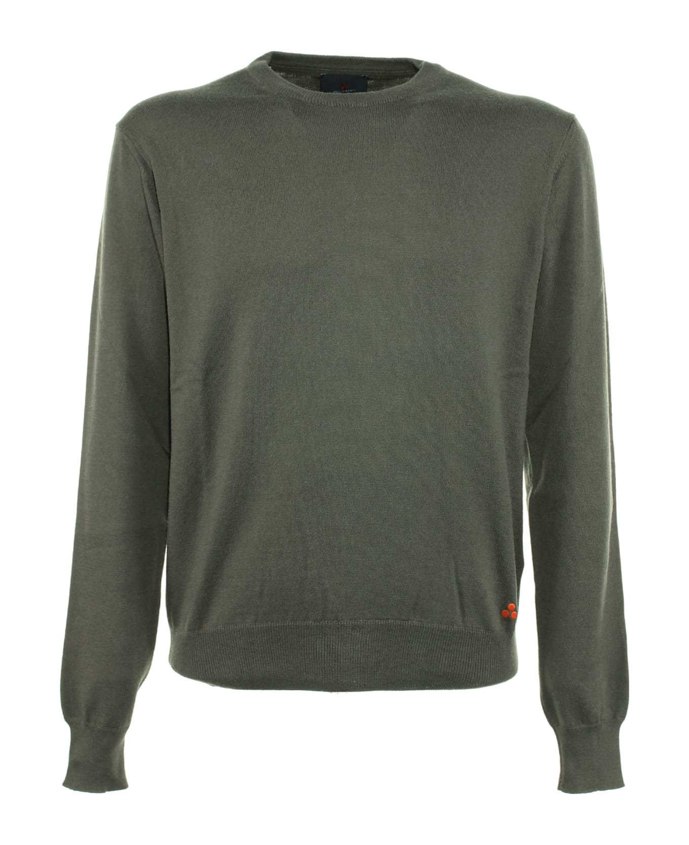 Peuterey Sweater With Elbow Patches - VERDE