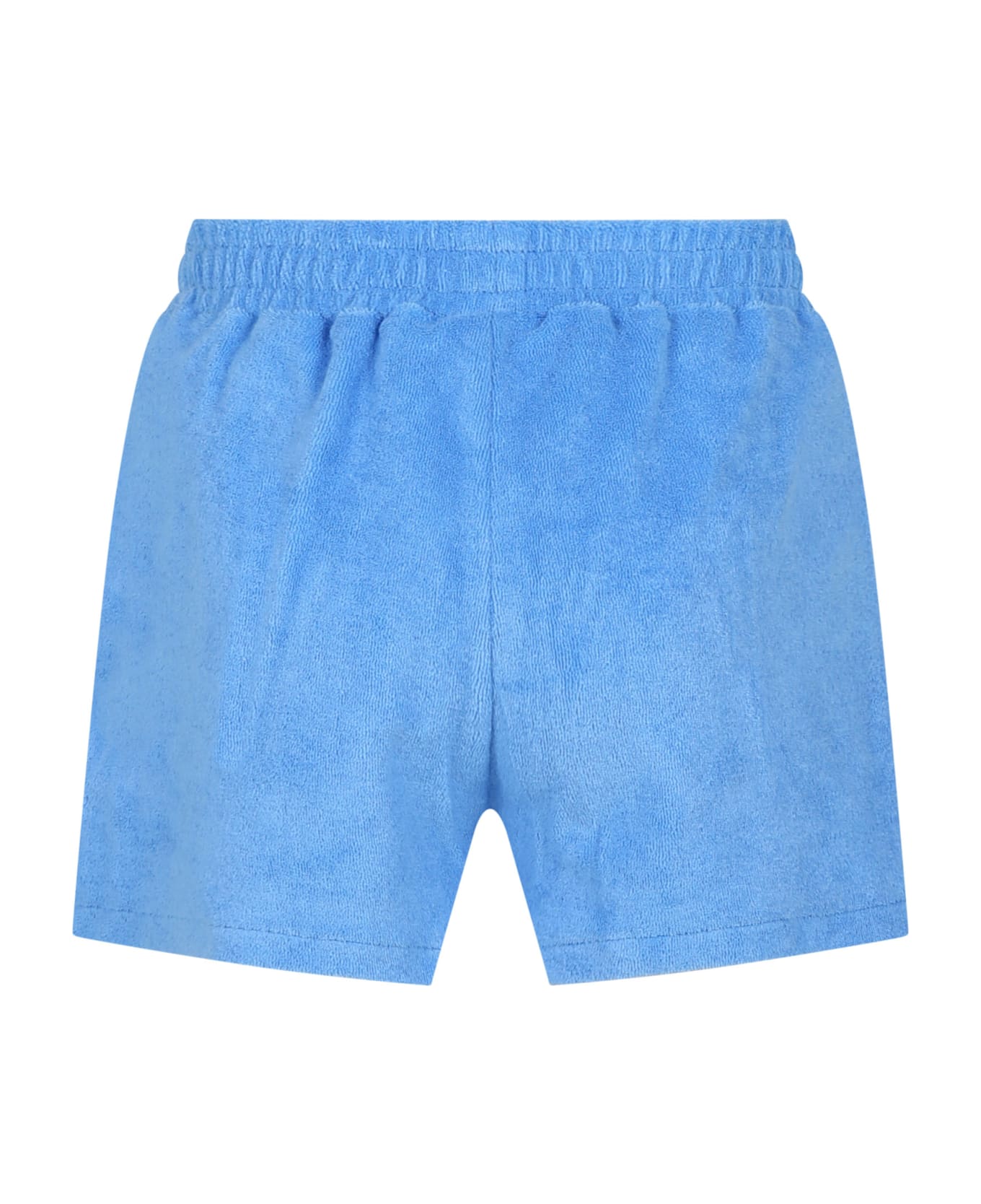 Molo Light Blue Sport Shorts Fpr Girl - Light Blue